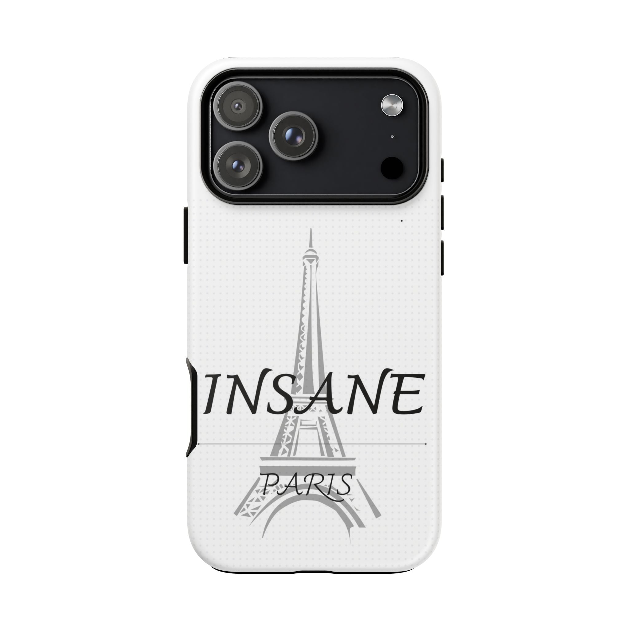 3D Isometric Text Phone Case — Insane