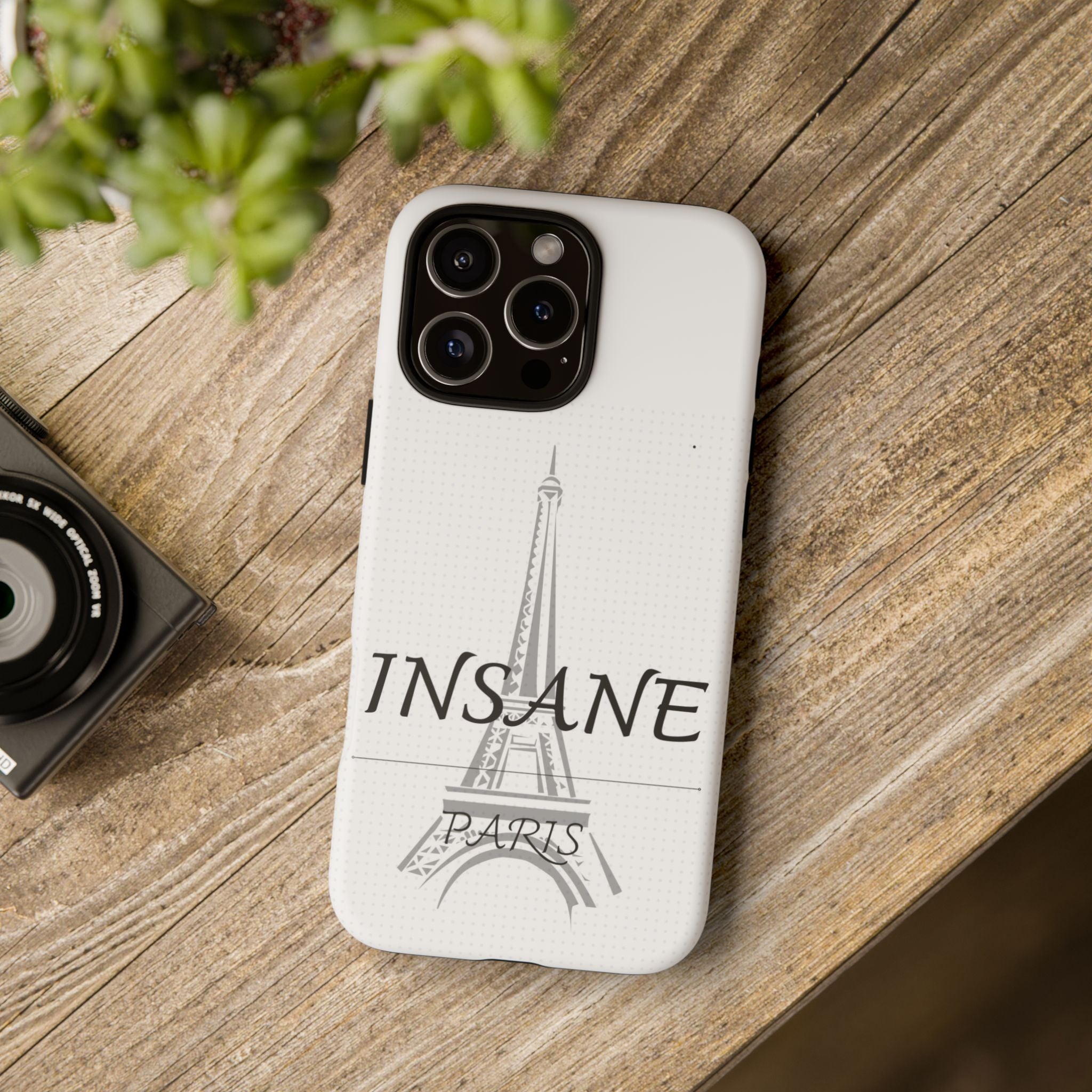 3D Isometric Text Phone Case — Insane