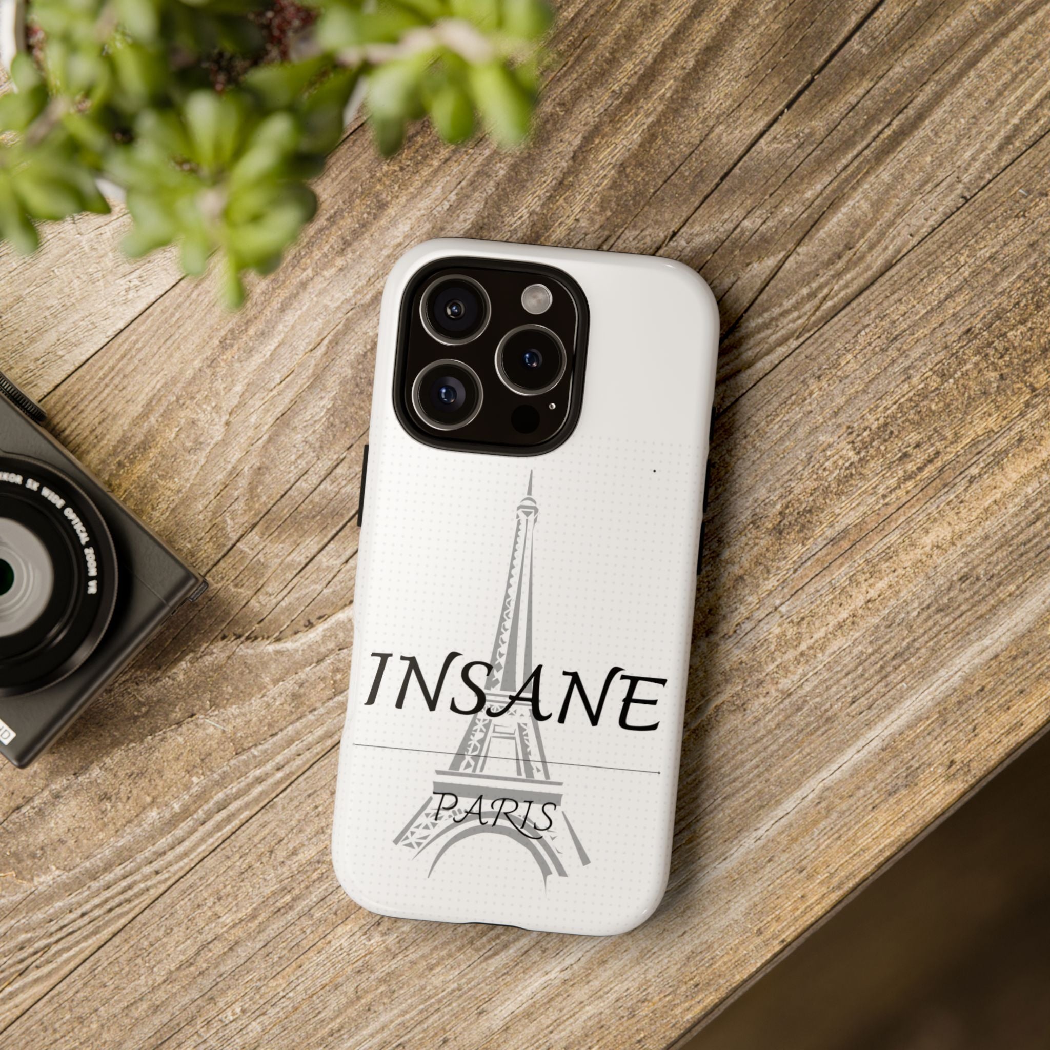 3D Isometric Text Phone Case — Insane