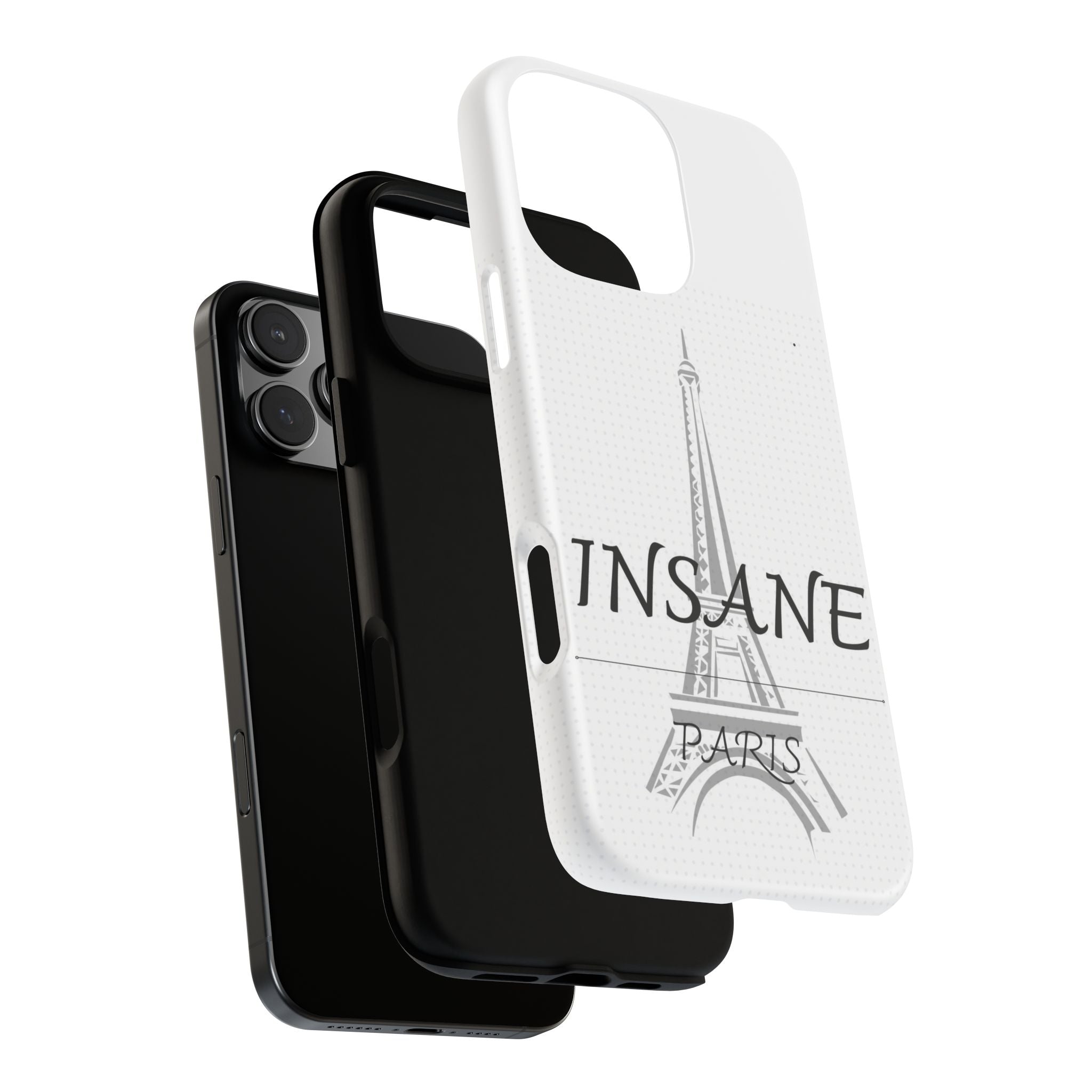 3D Isometric Text Phone Case — Insane