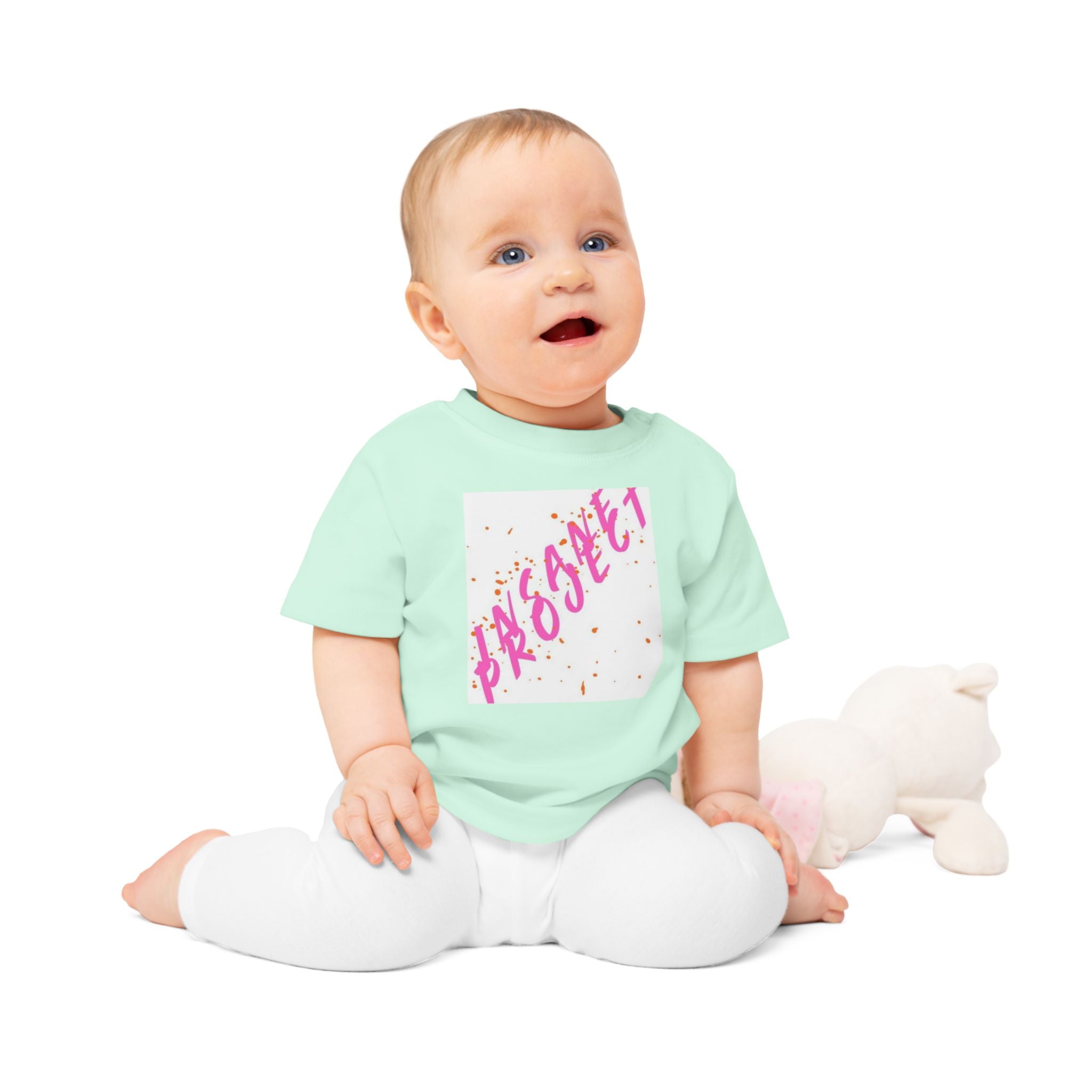 Pink Princess Script Pocket Tee — Baby Gift