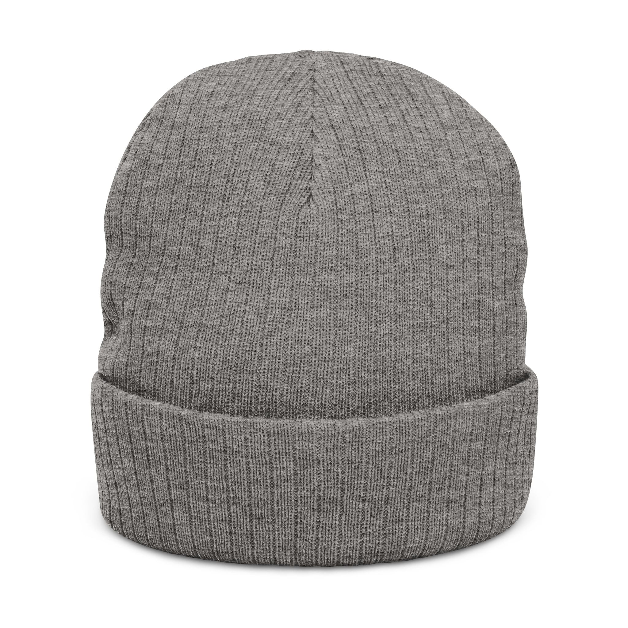 Embroidered Logo Ribbed Beanie — Insane