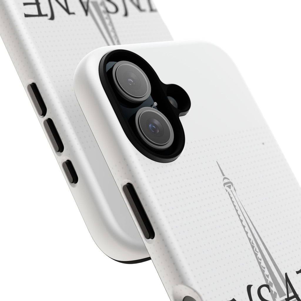 3D Isometric Text Phone Case — Insane