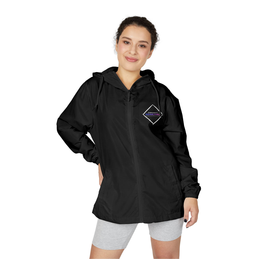 Retro Pixel Glow Windbreaker Jacket — Insane