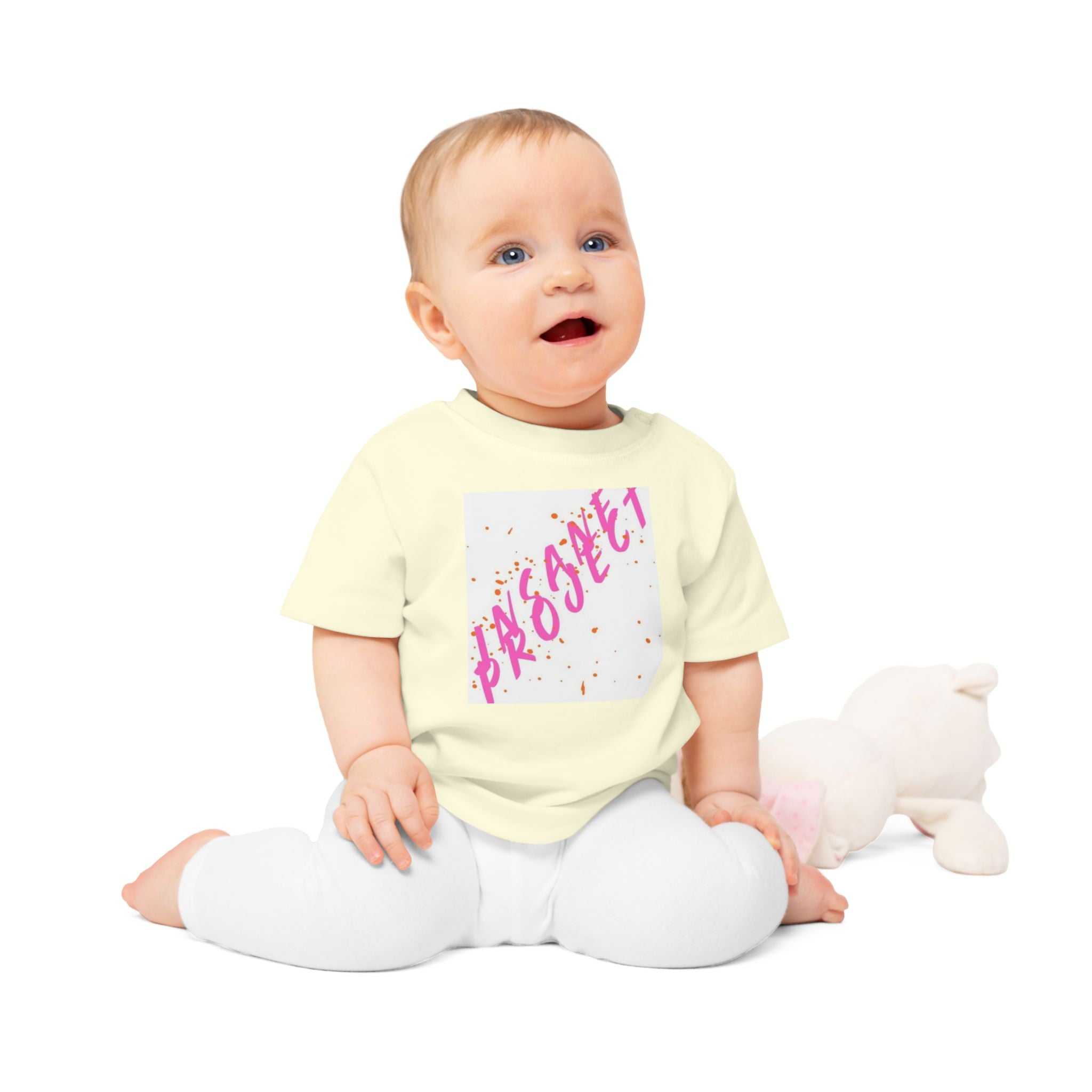 Pink Princess Script Pocket Tee — Baby Gift