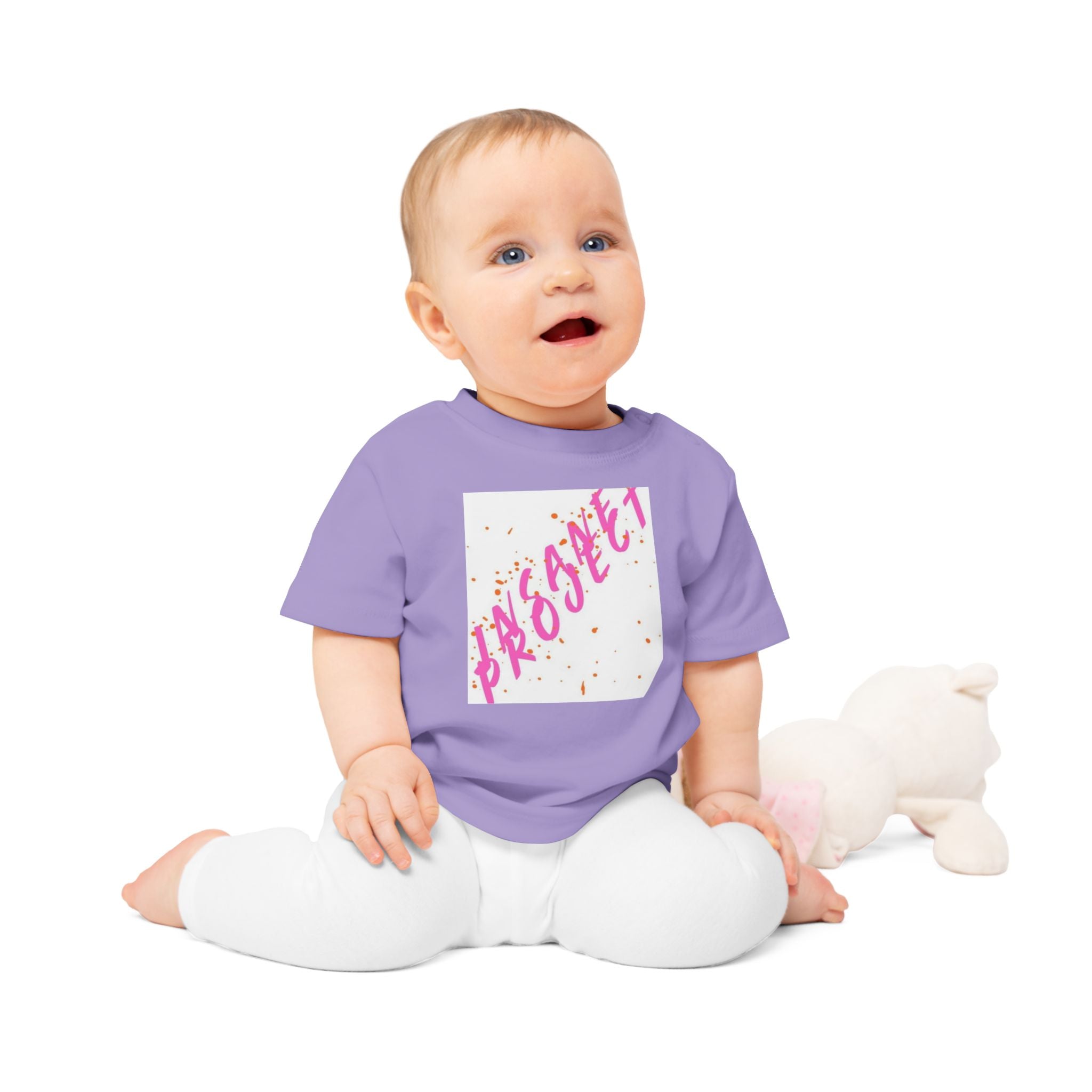 Pink Princess Script Pocket Tee — Baby Gift