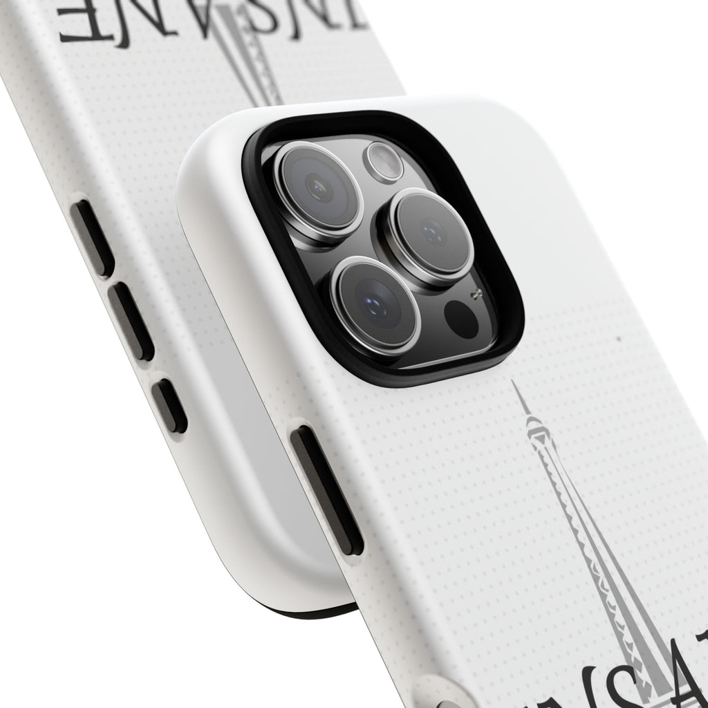 3D Isometric Text Phone Case — Insane