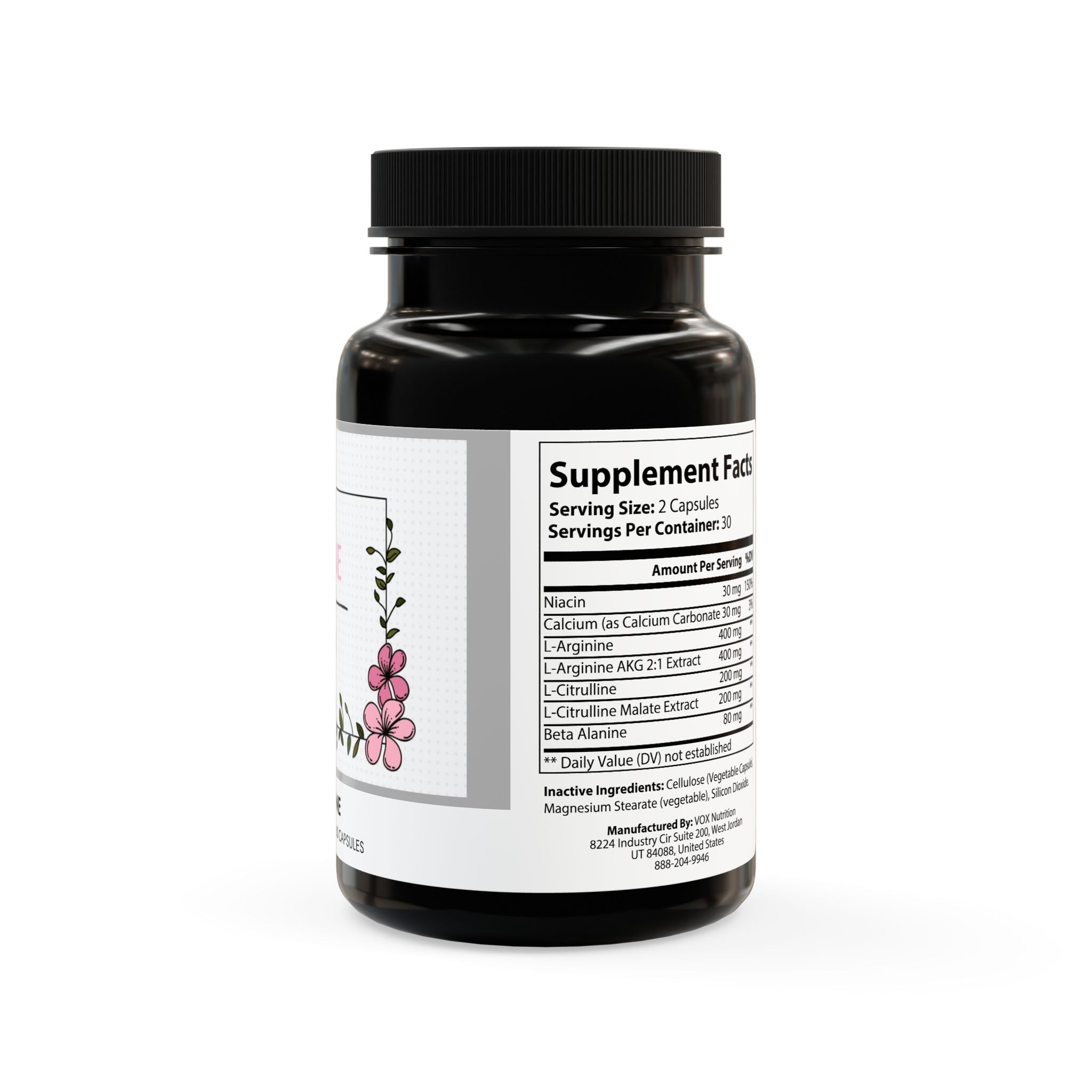 L-Arginine Supplement (60 Capsules)