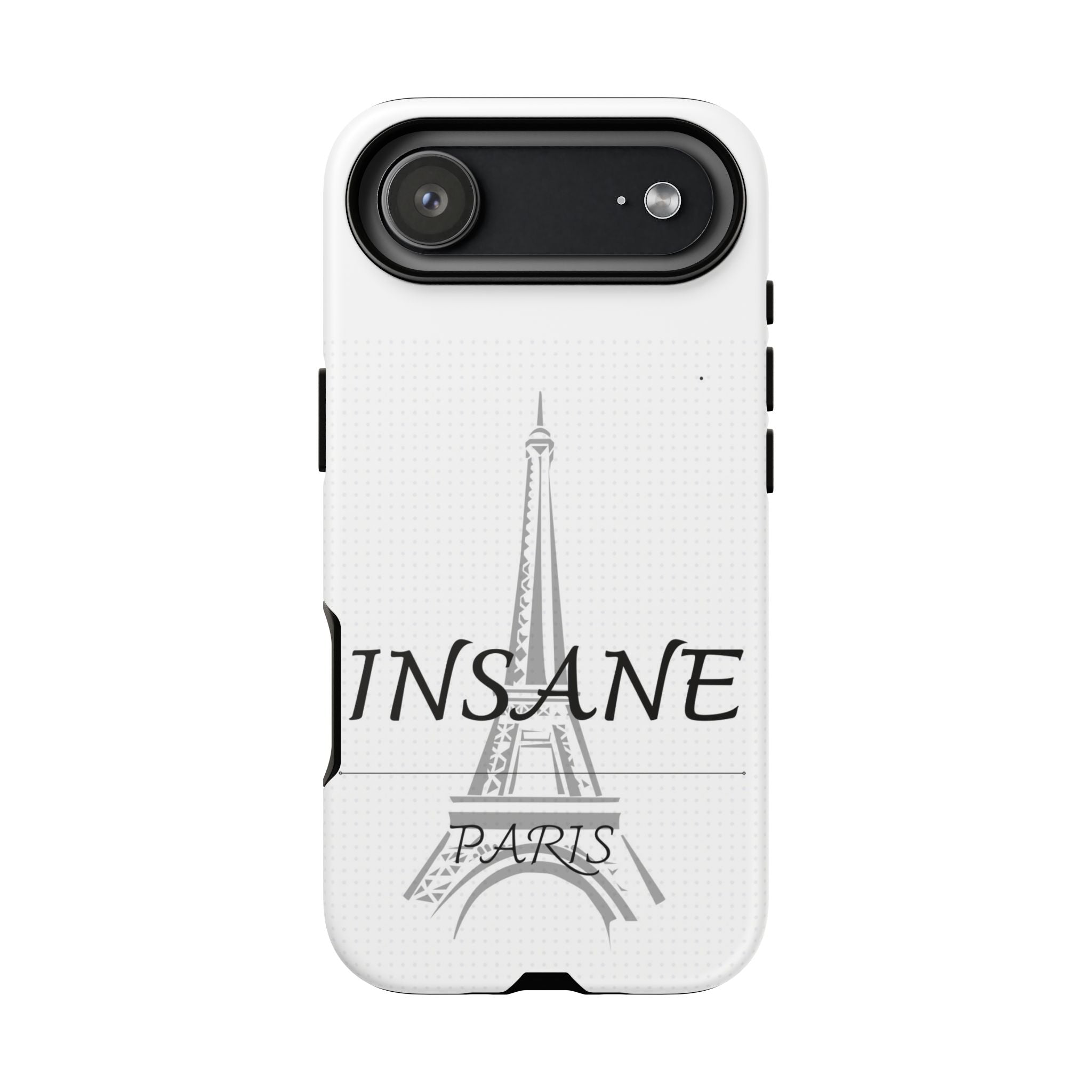 3D Isometric Text Phone Case — Insane