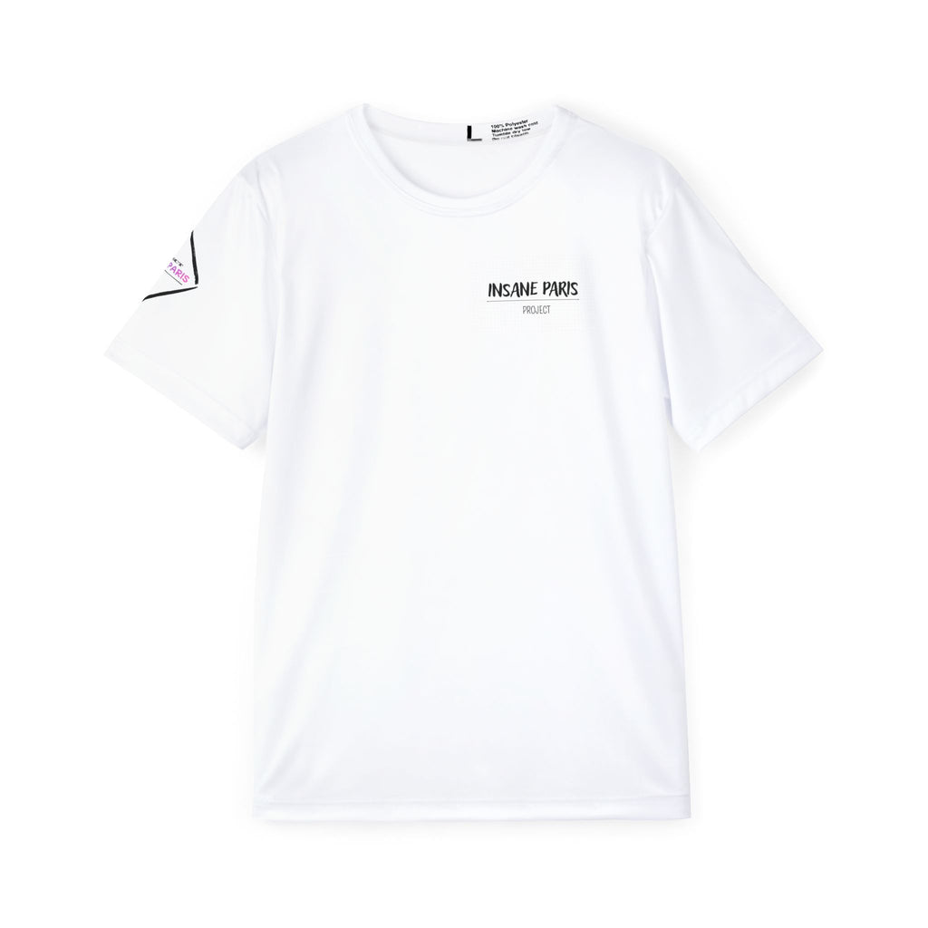 White Logo Athletic Sports Jersey — Insane