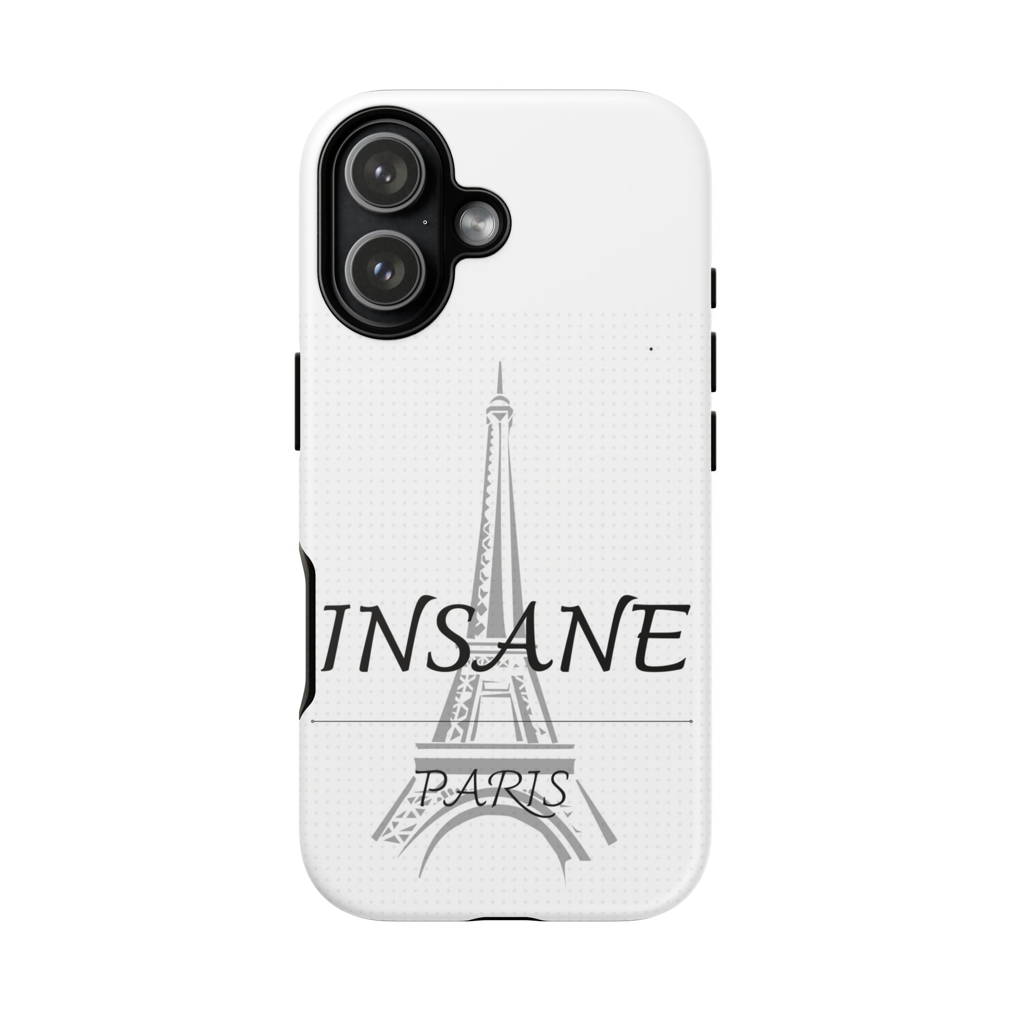 3D Isometric Text Phone Case — Insane