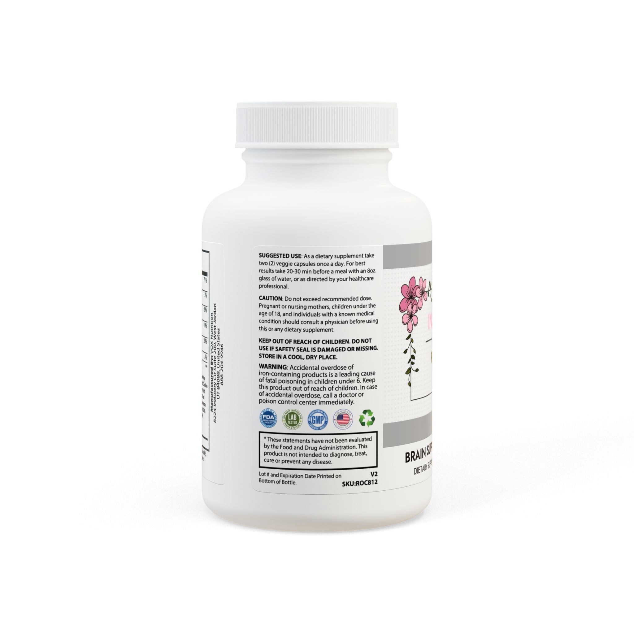 Brain Support Complex Supplement (60 Capsules)