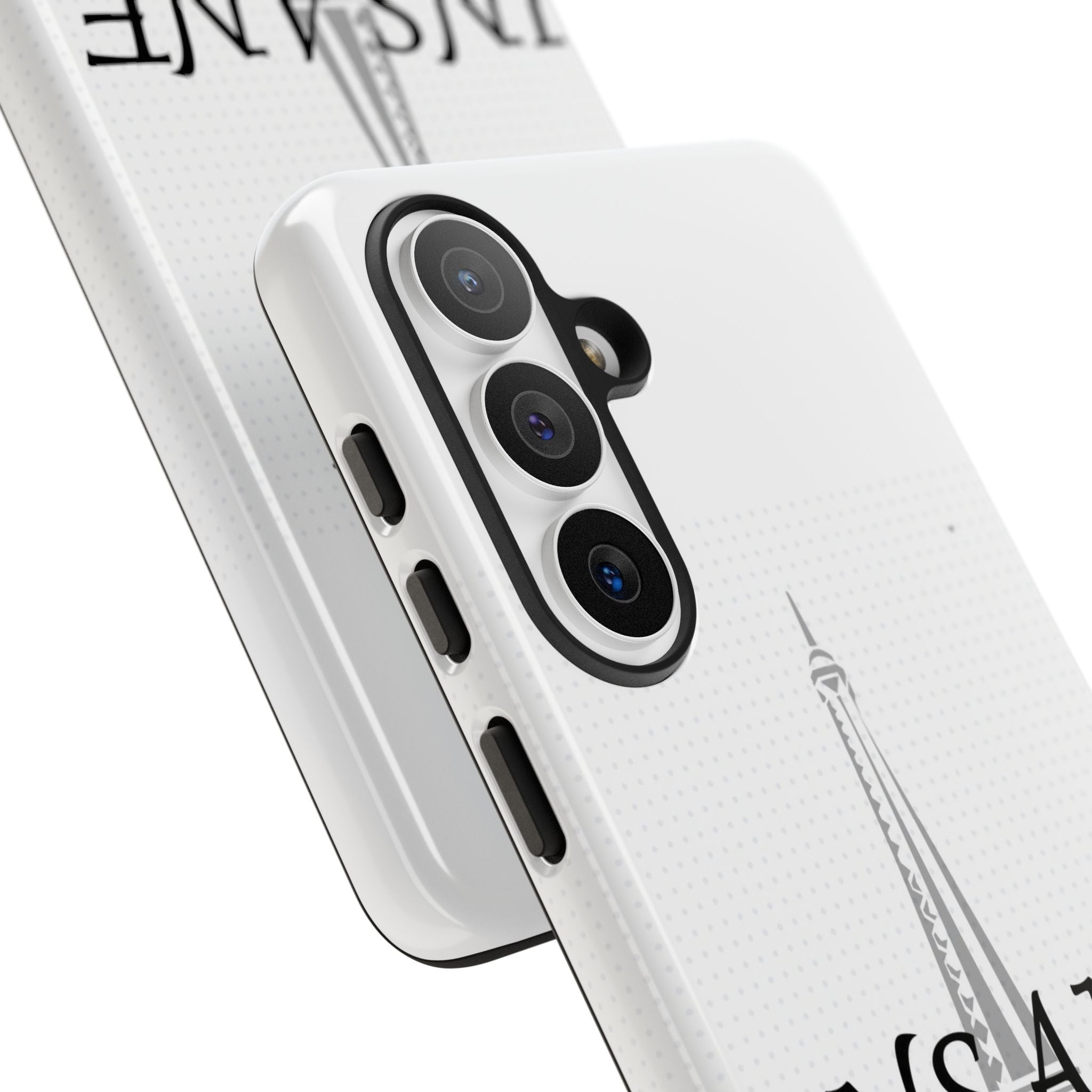 3D Isometric Text Phone Case — Insane