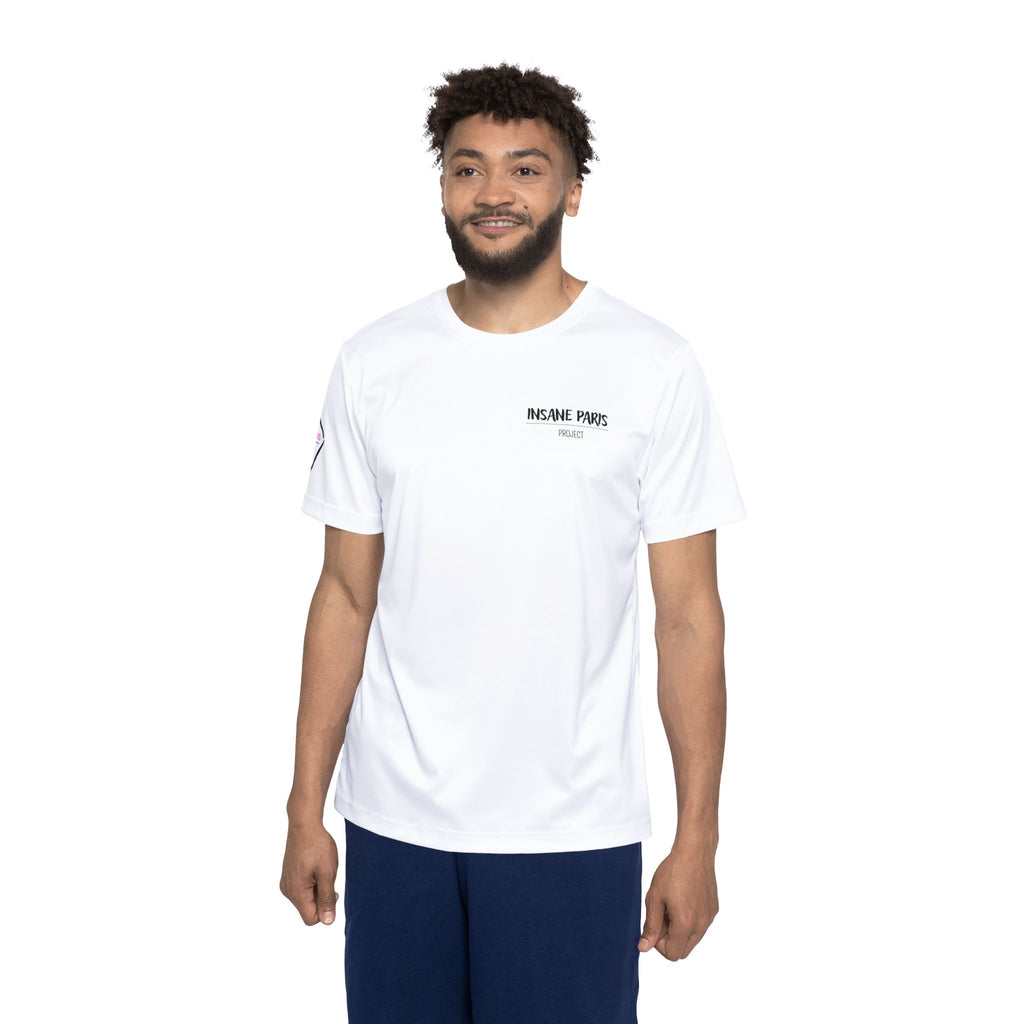 White Logo Athletic Sports Jersey — Insane