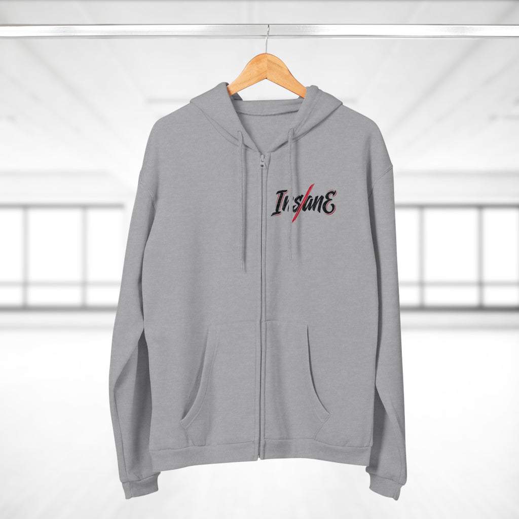 Lightning Logo Zip-Up Hoodie — Insane