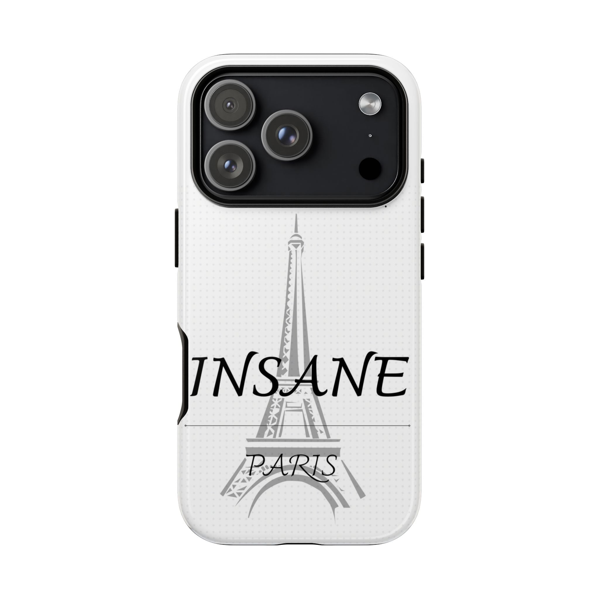 3D Isometric Text Phone Case — Insane