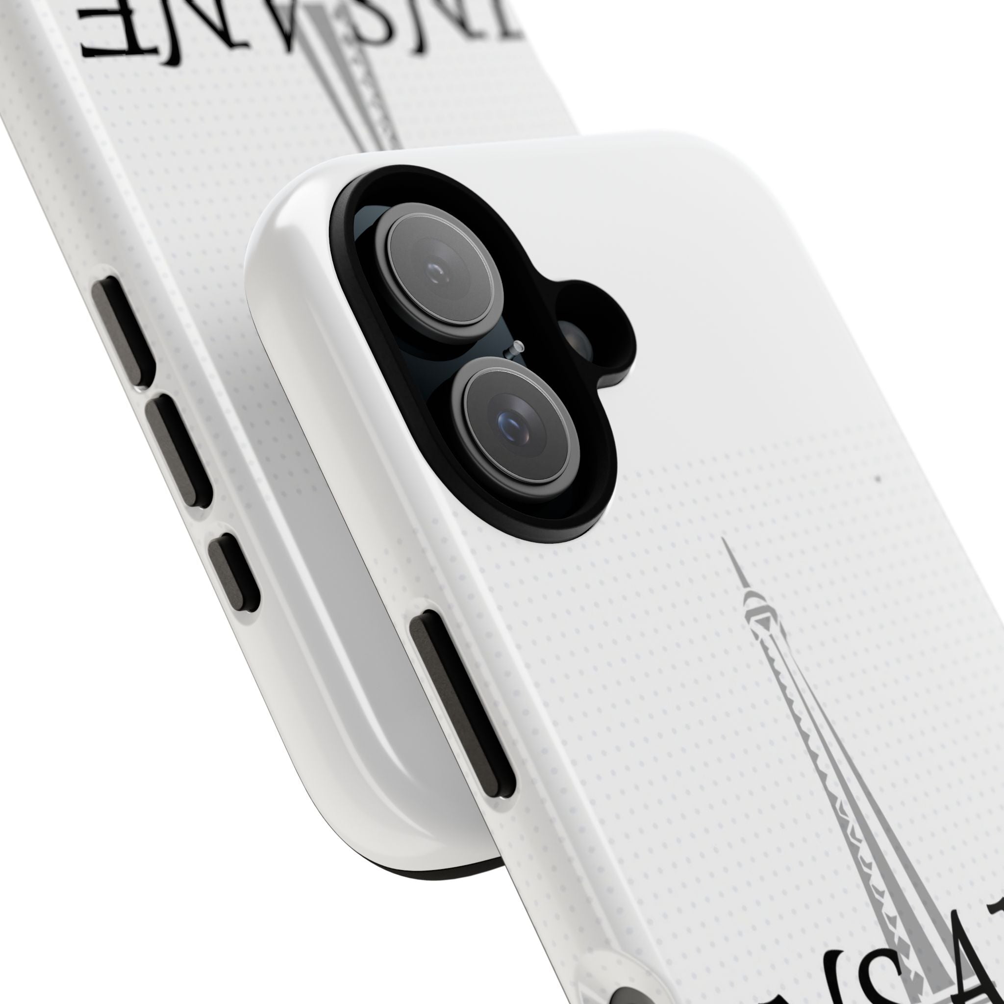 3D Isometric Text Phone Case — Insane