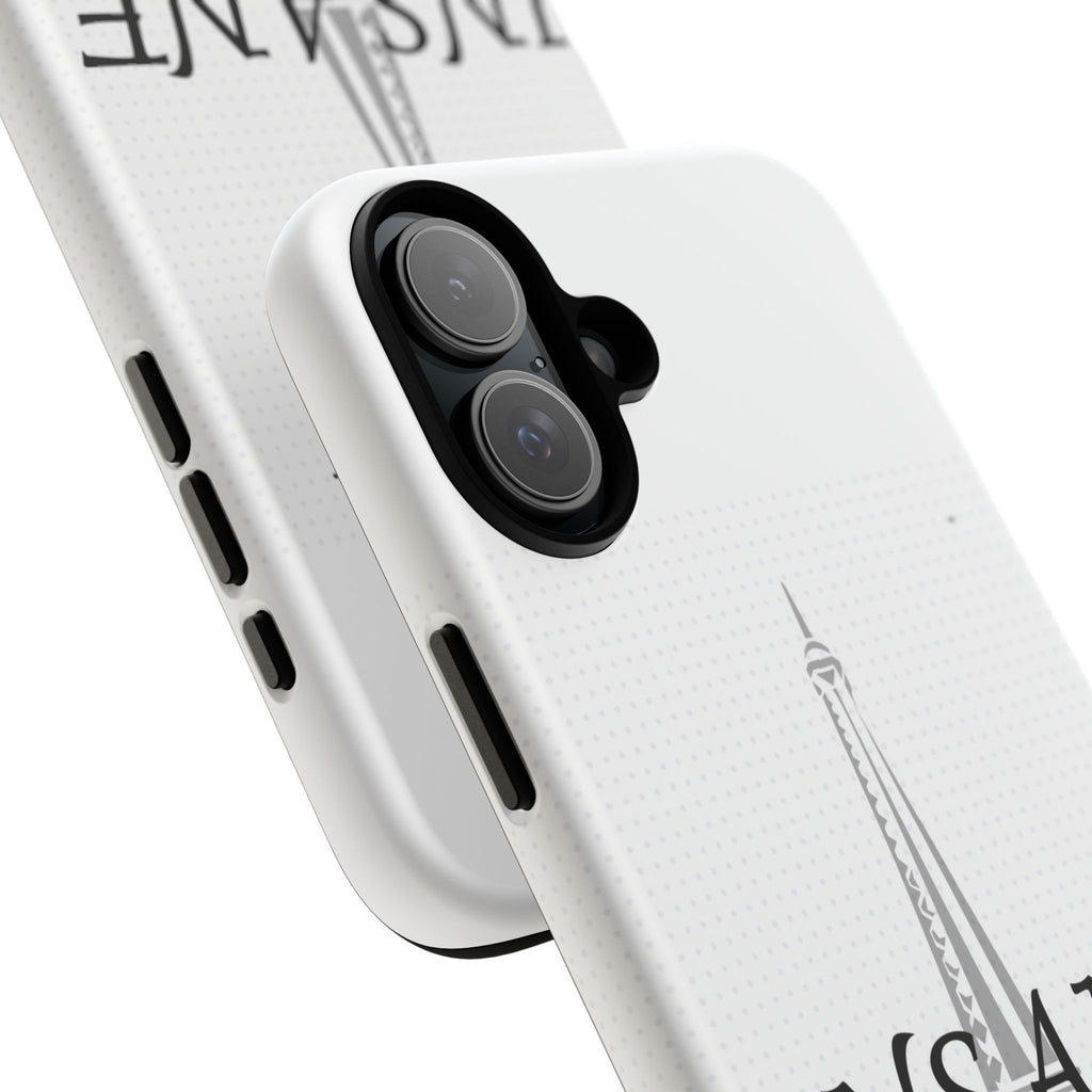 3D Isometric Text Phone Case — Insane