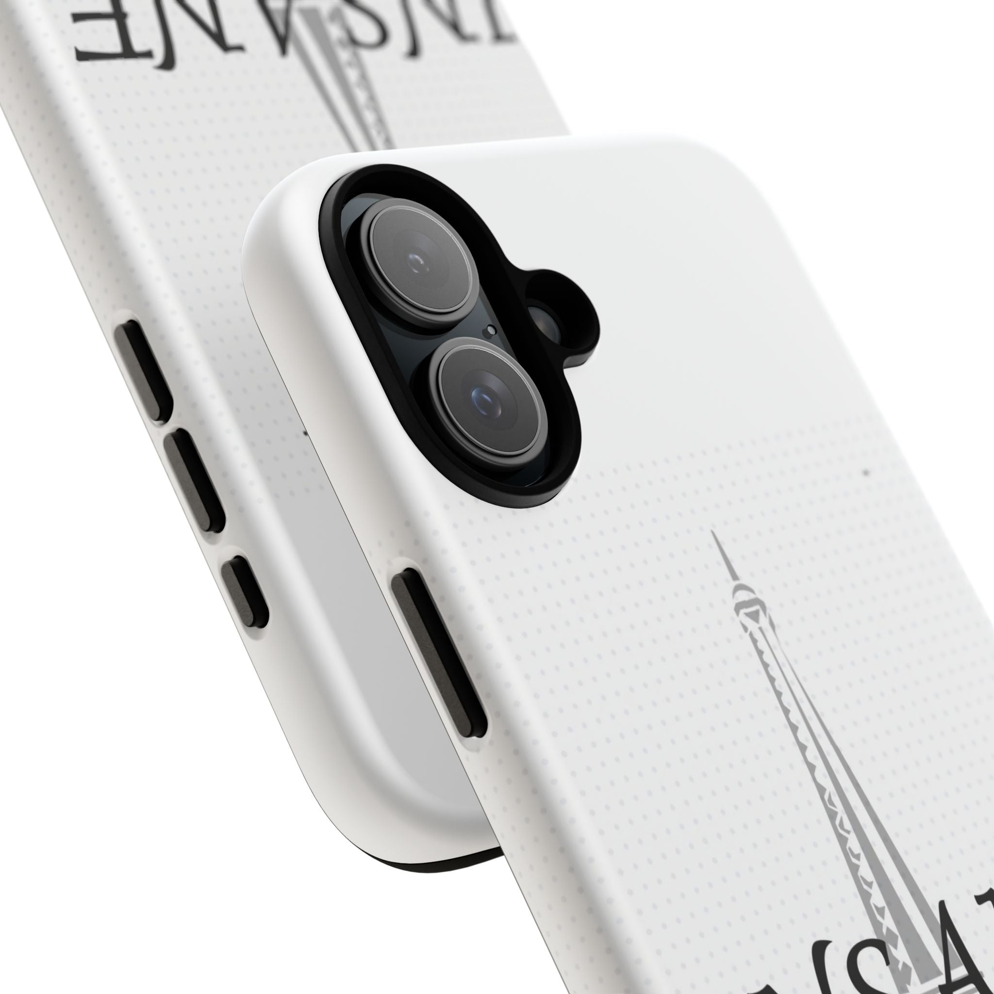 3D Isometric Text Phone Case — Insane