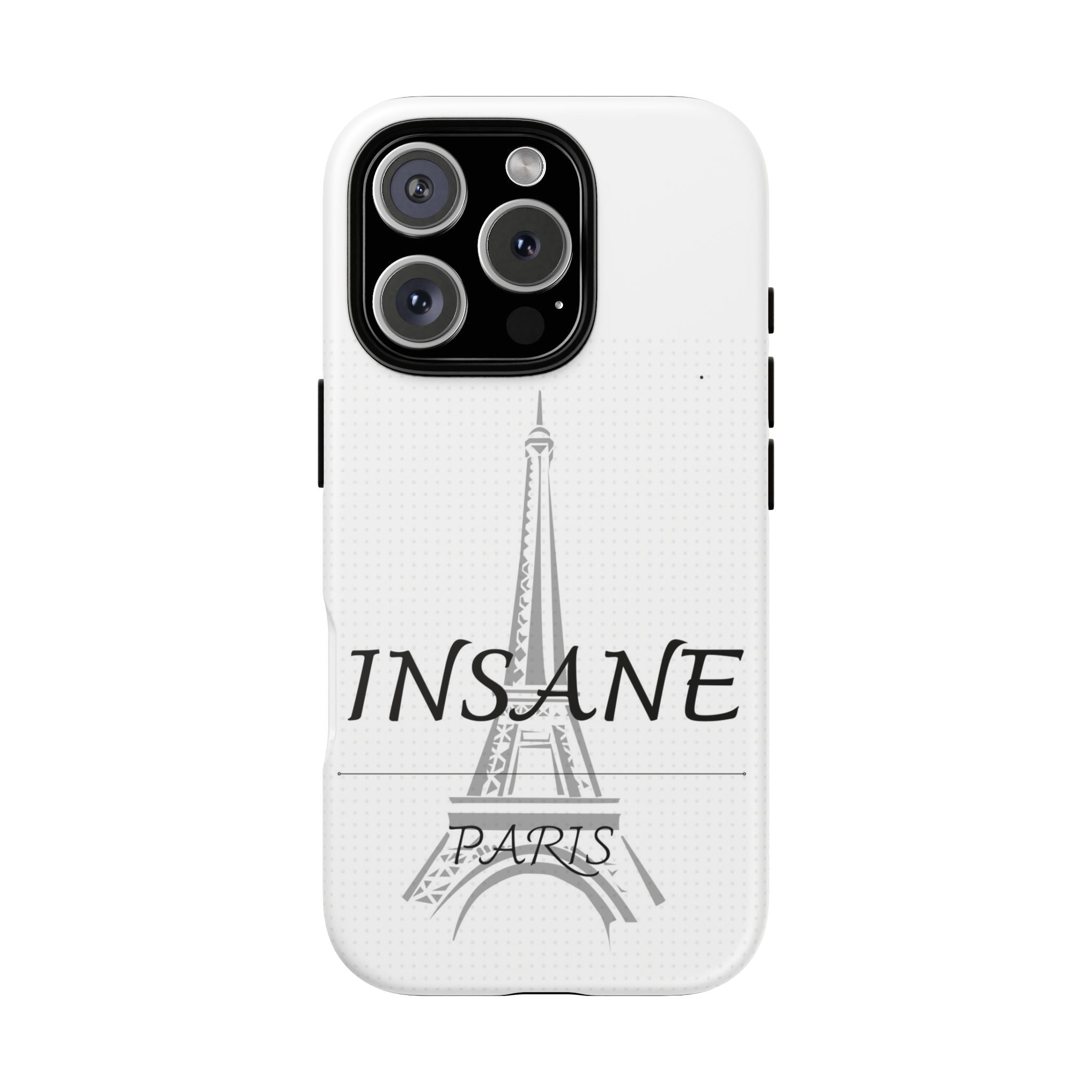 3D Isometric Text Phone Case — Insane