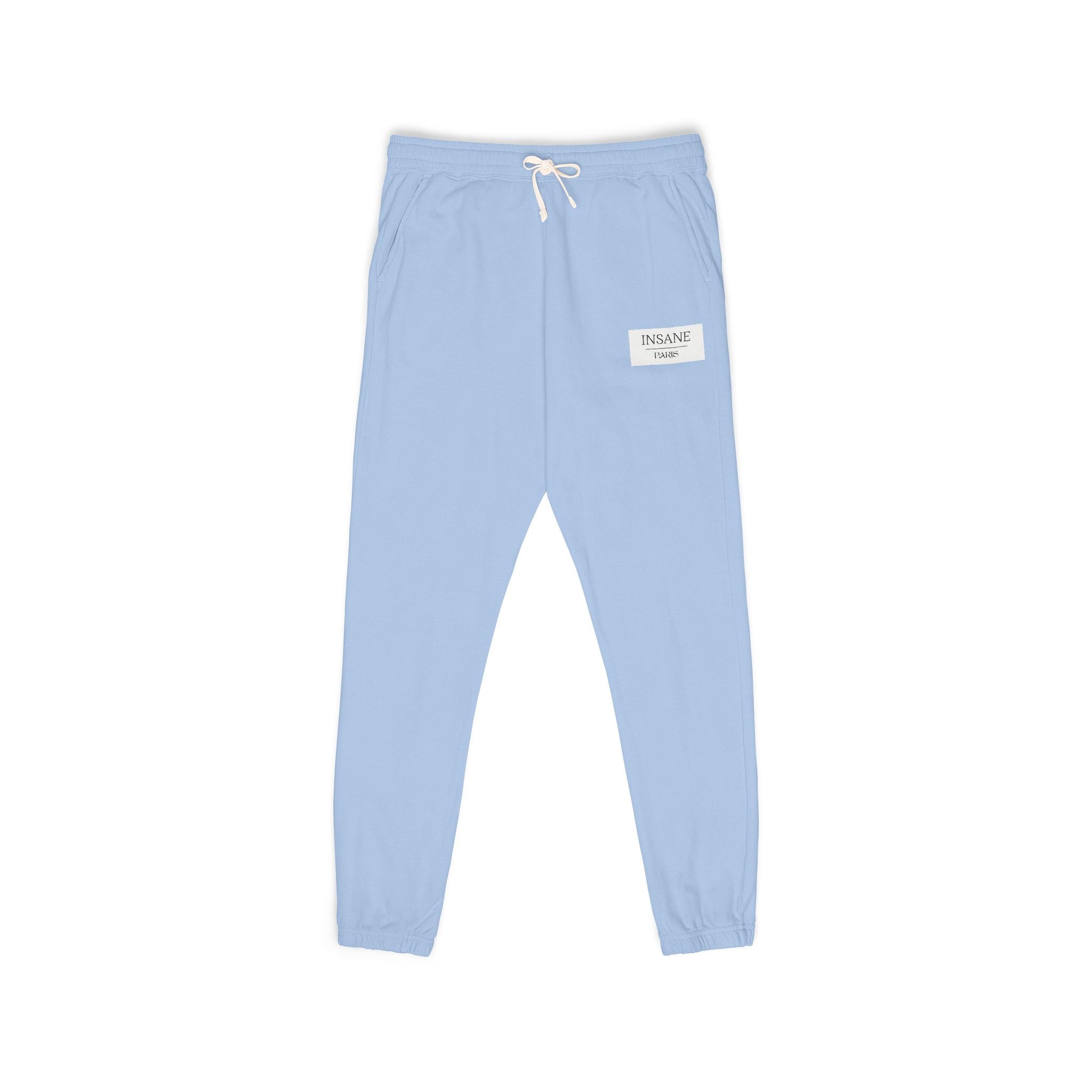 Embroidered Patch Fleece Joggers — Insane