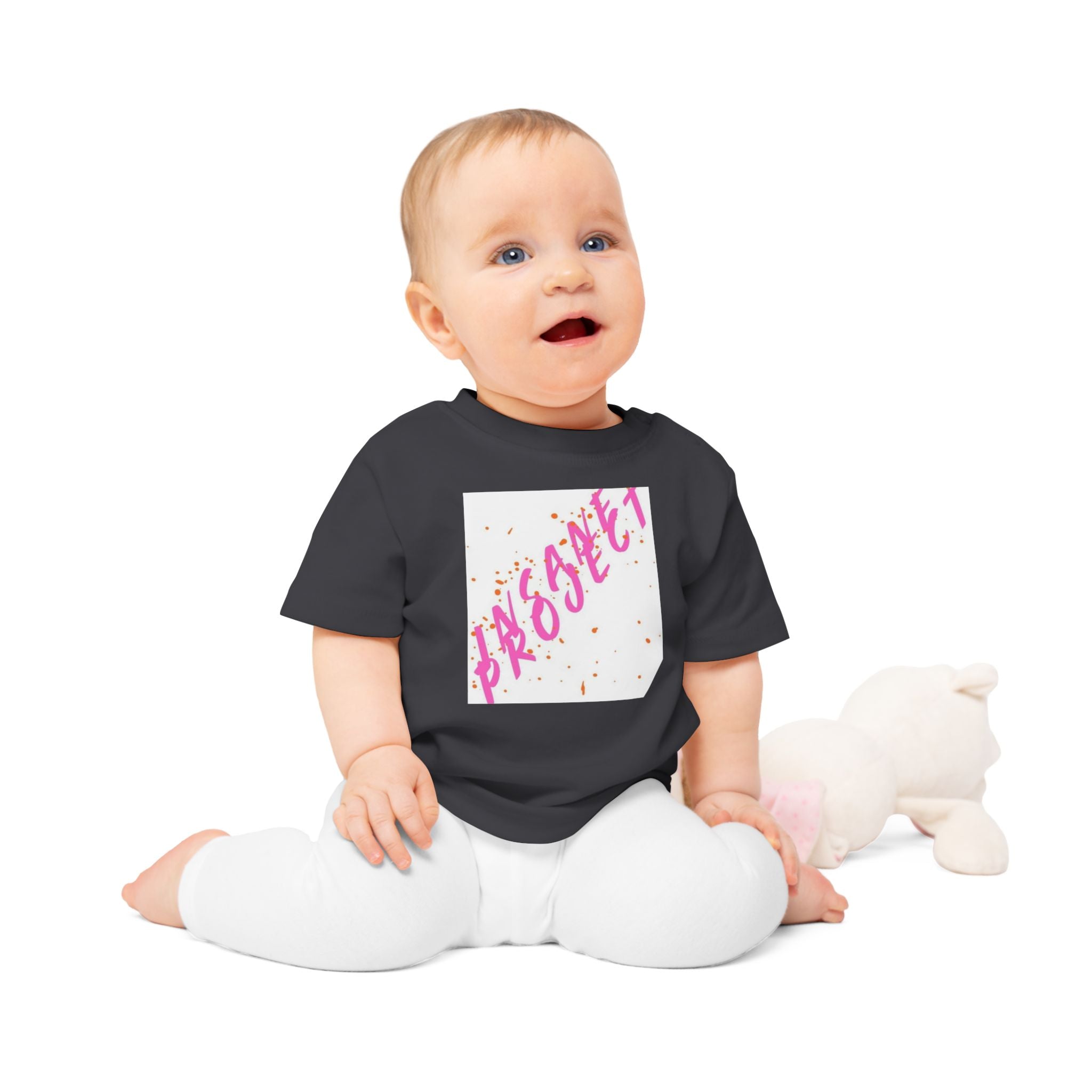 Pink Princess Script Pocket Tee — Baby Gift