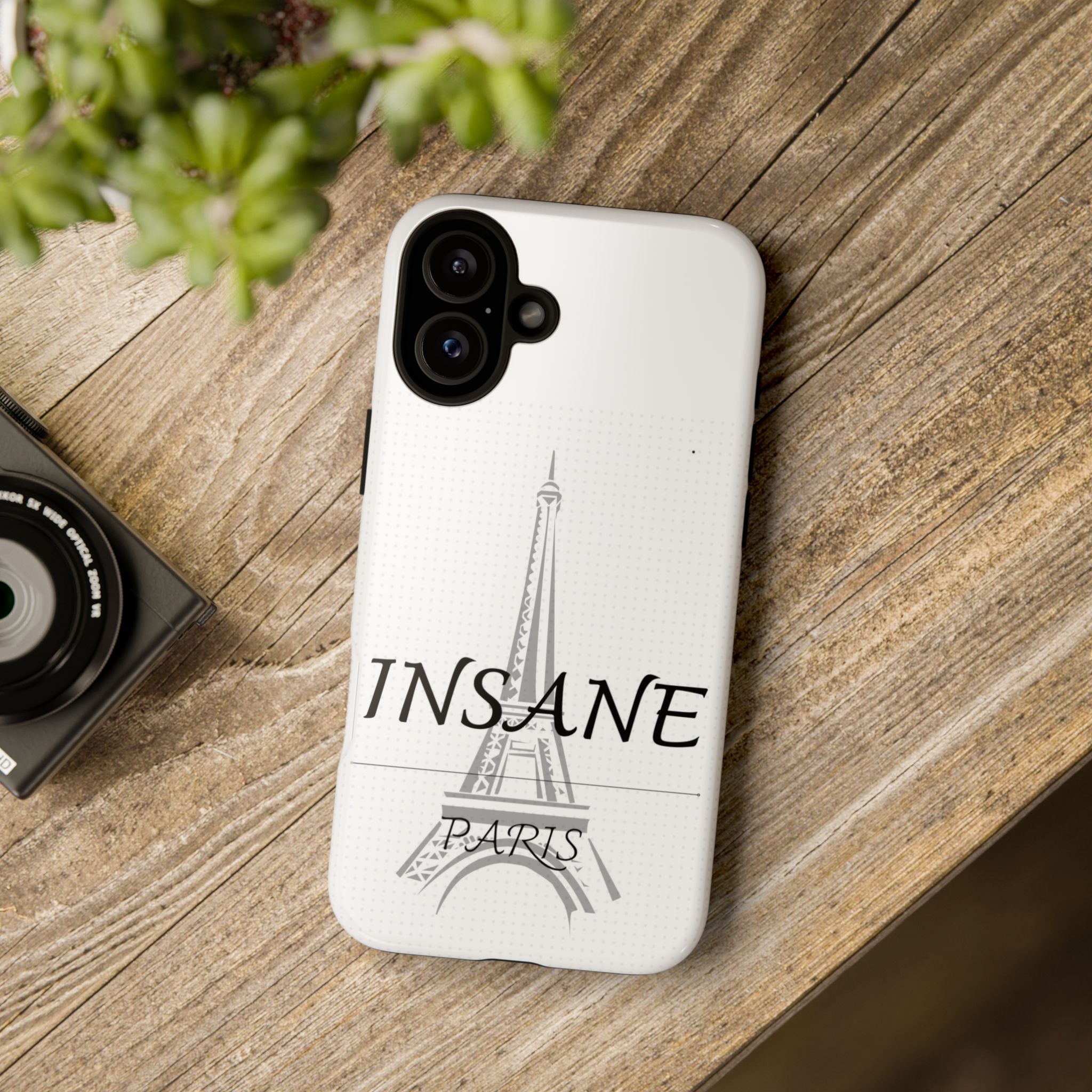 3D Isometric Text Phone Case — Insane