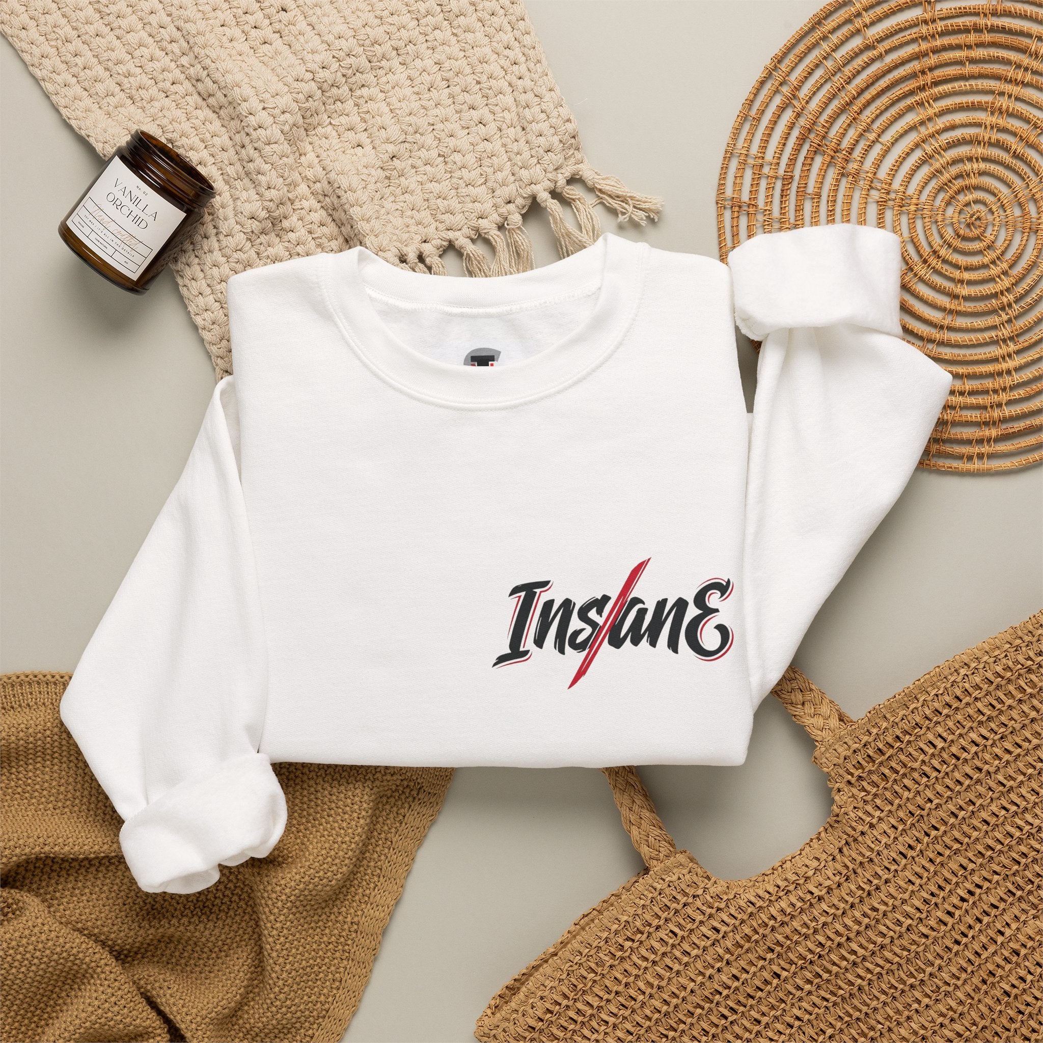 Graphic Logo Crewneck Sweatshirt — Insane