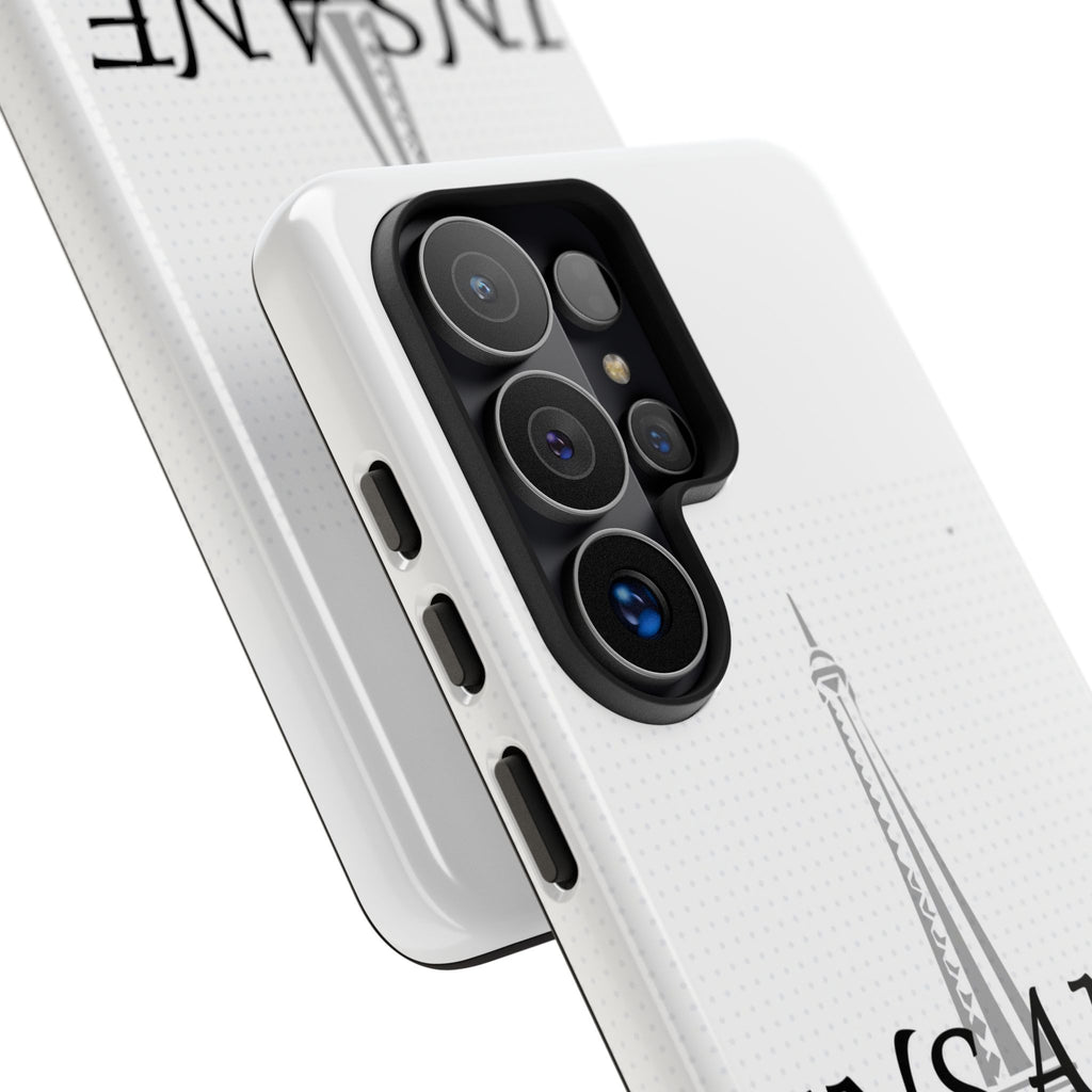 3D Isometric Text Phone Case — Insane