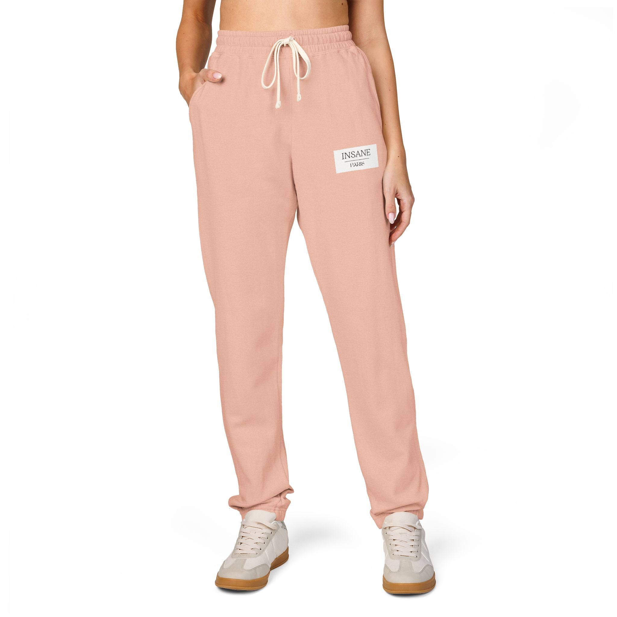 Embroidered Patch Fleece Joggers — Insane