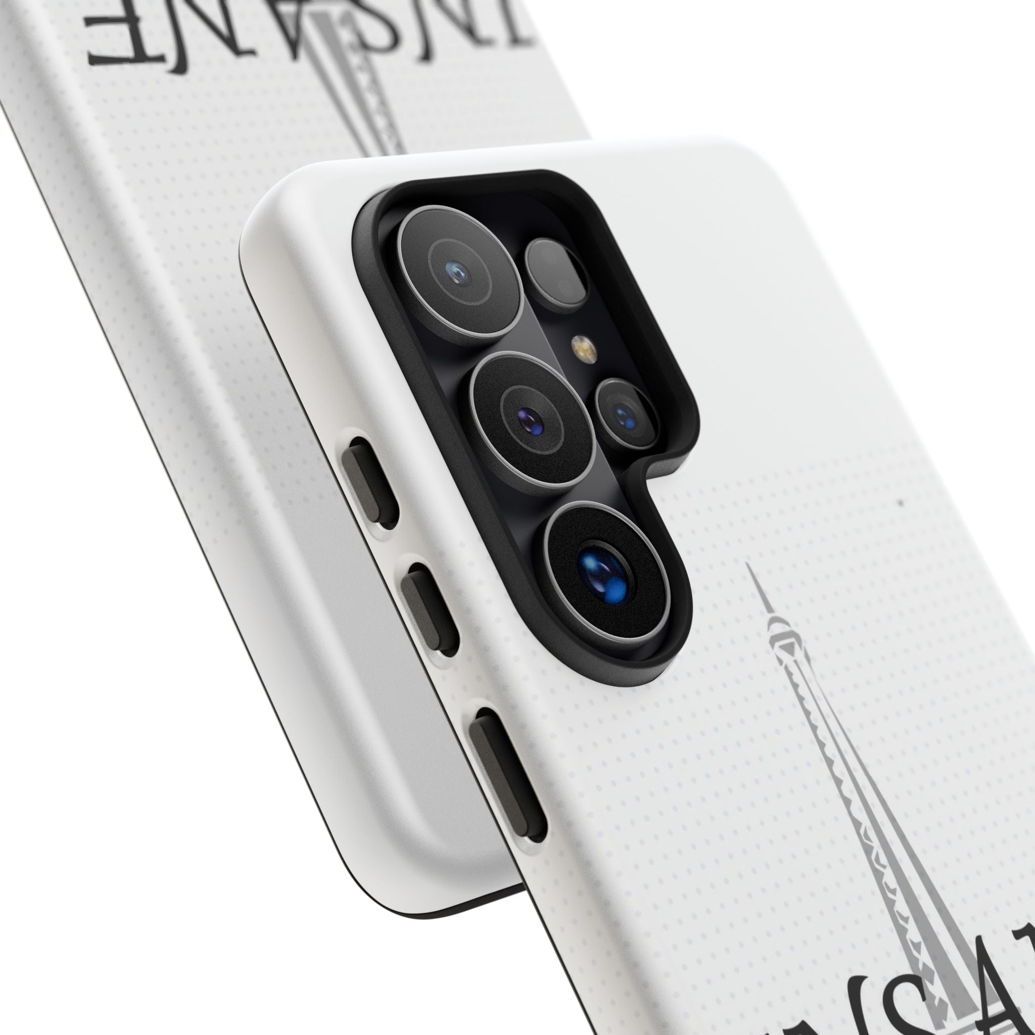 3D Isometric Text Phone Case — Insane