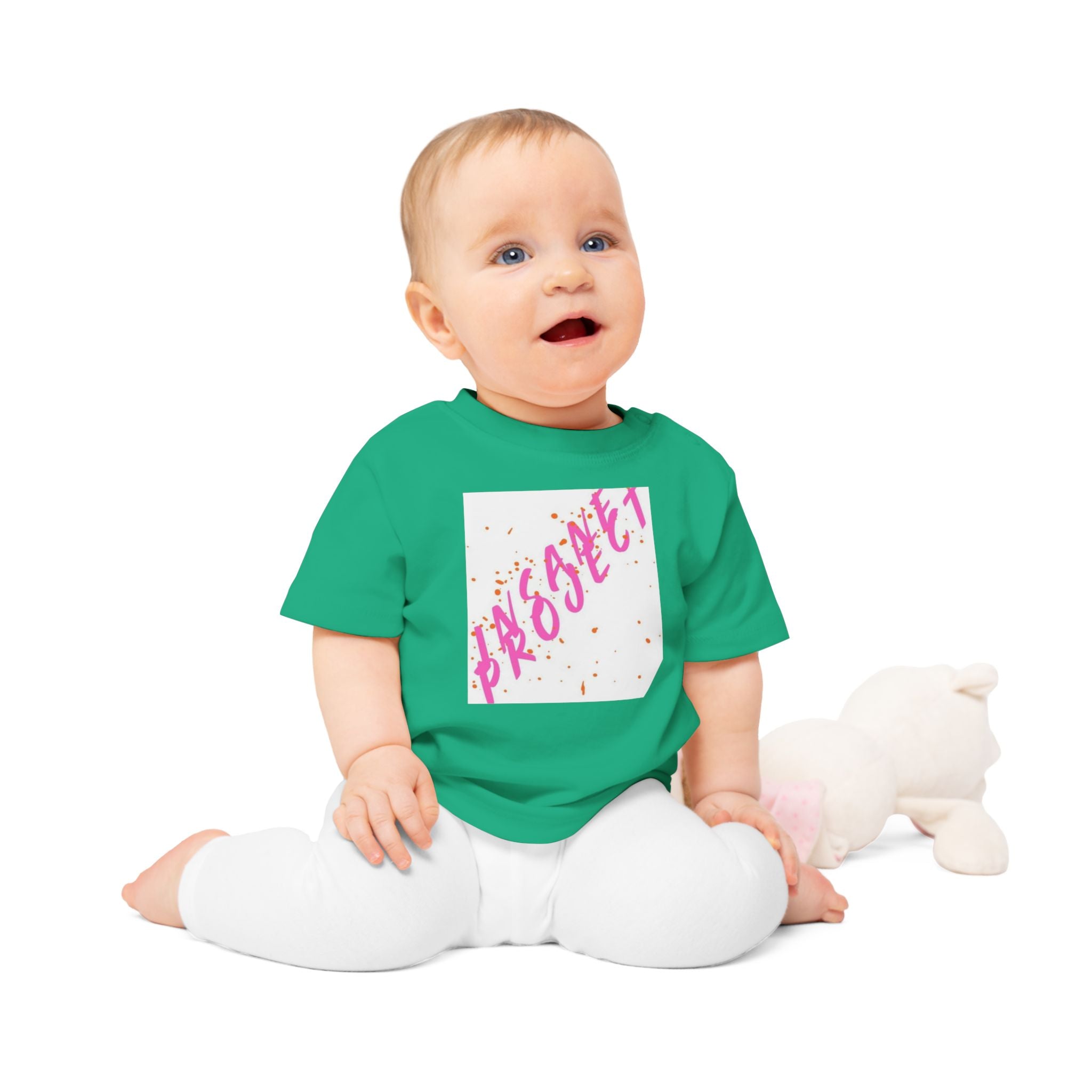 Pink Princess Script Pocket Tee — Baby Gift