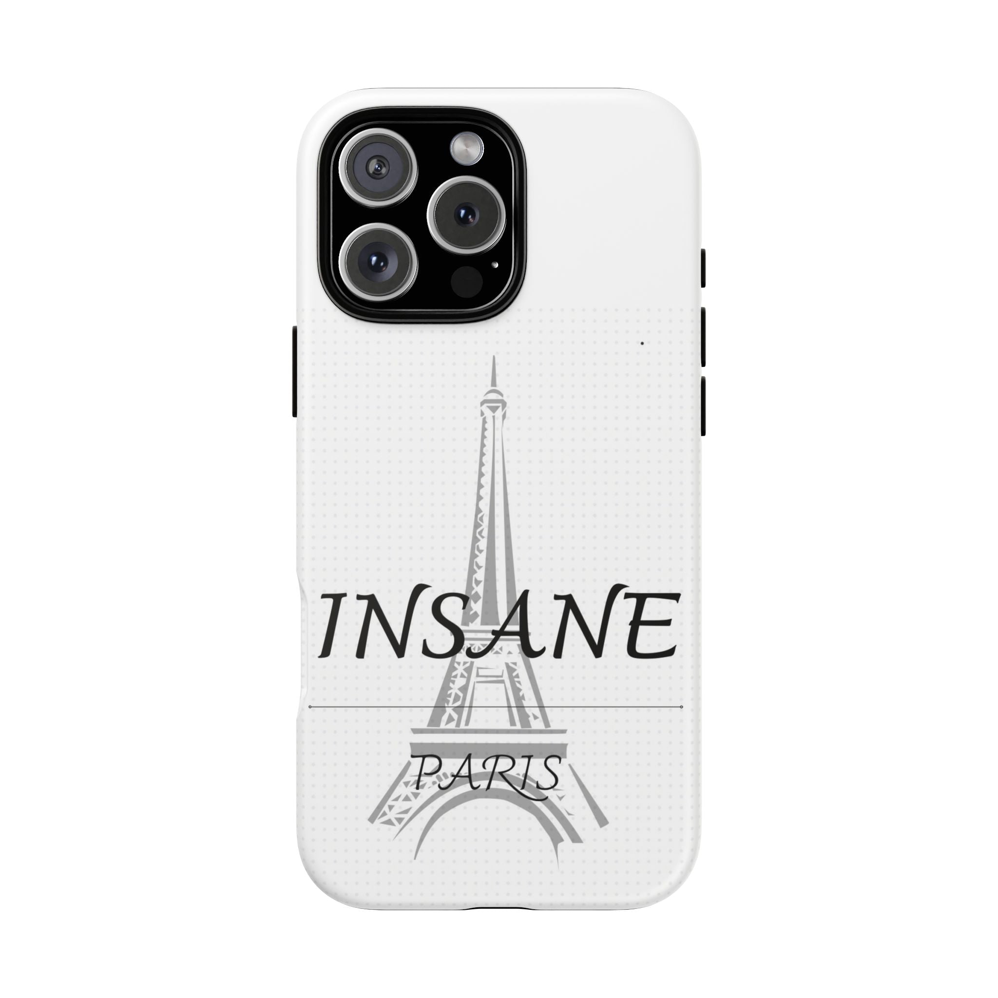 3D Isometric Text Phone Case — Insane
