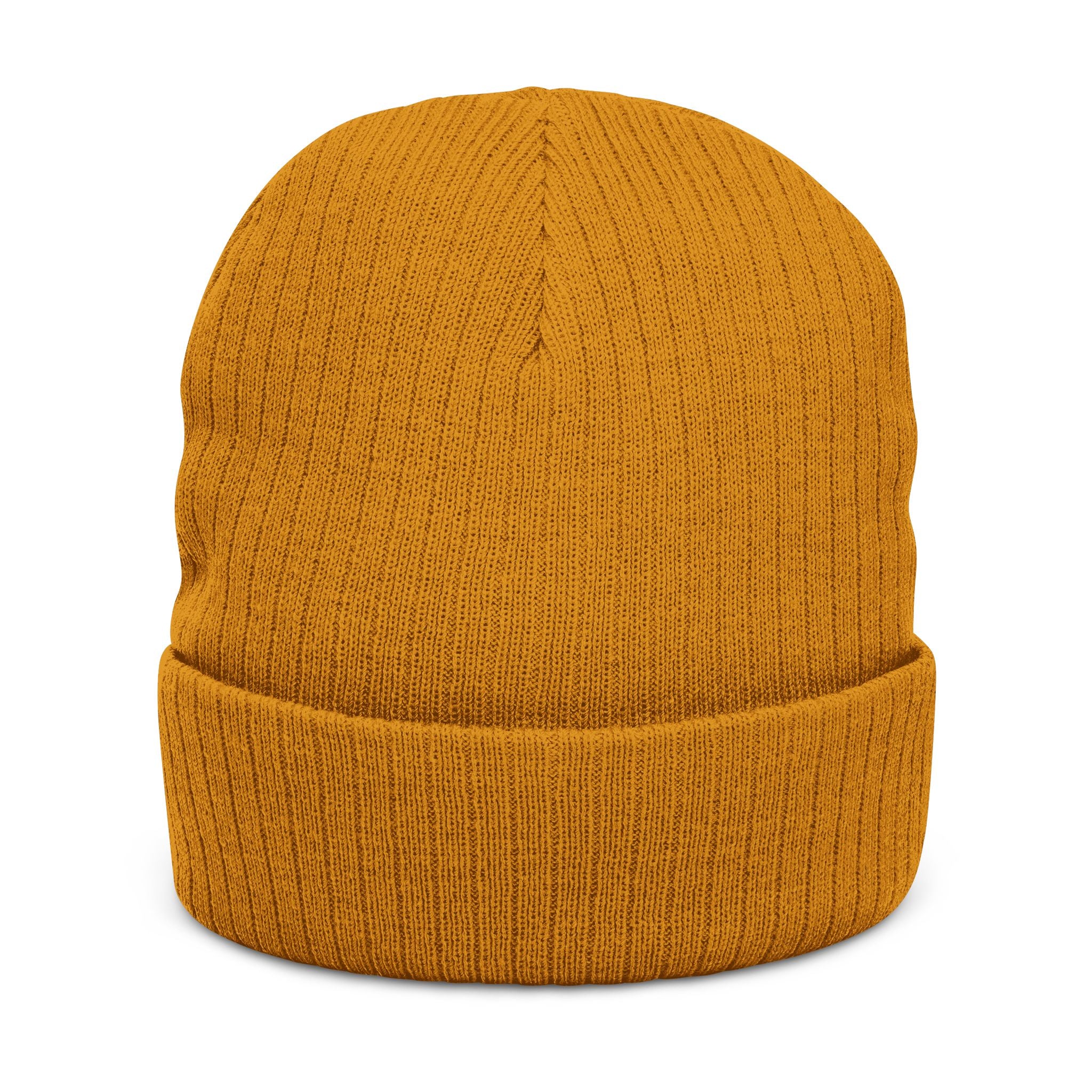 Embroidered Logo Ribbed Beanie — Insane