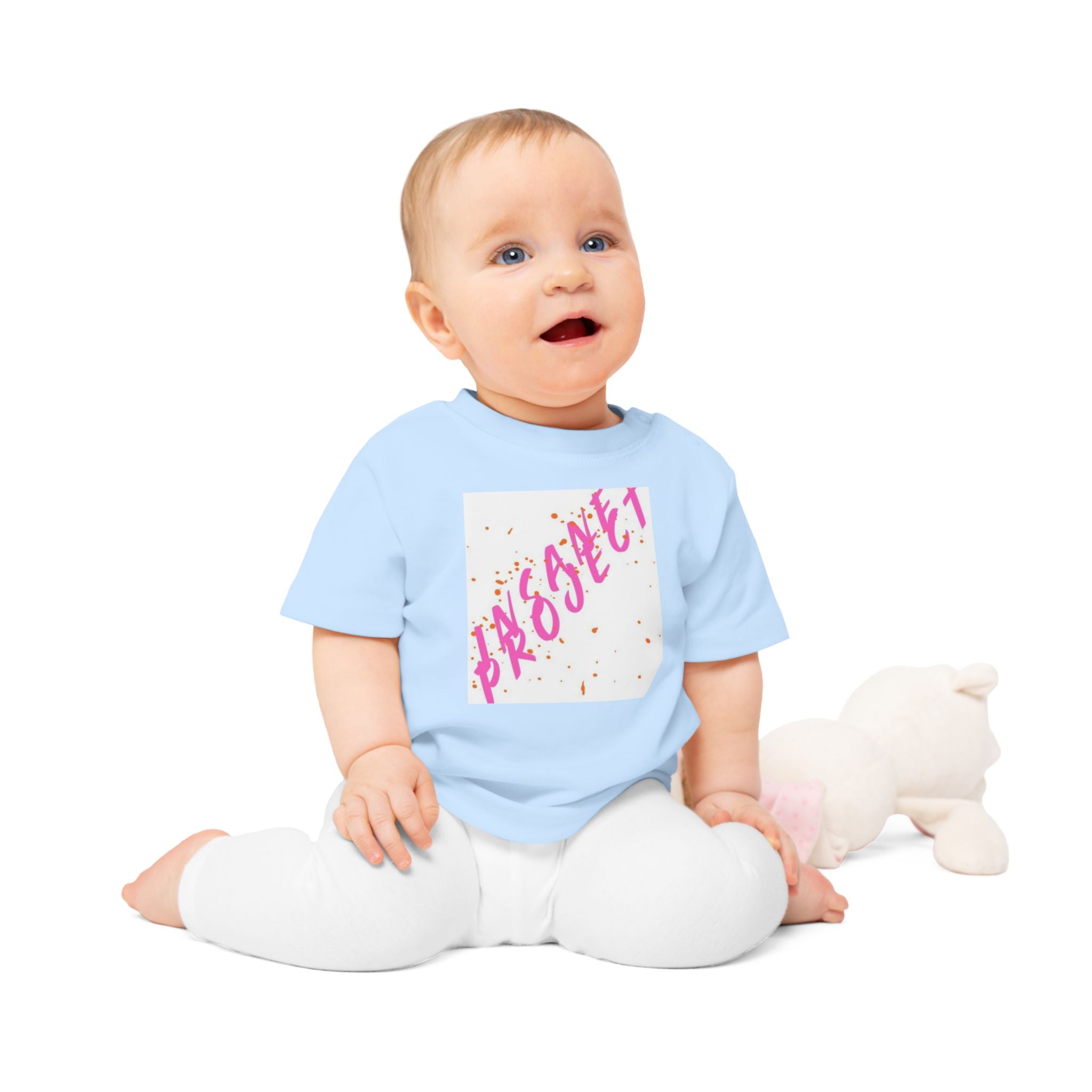 Pink Princess Script Pocket Tee — Baby Gift