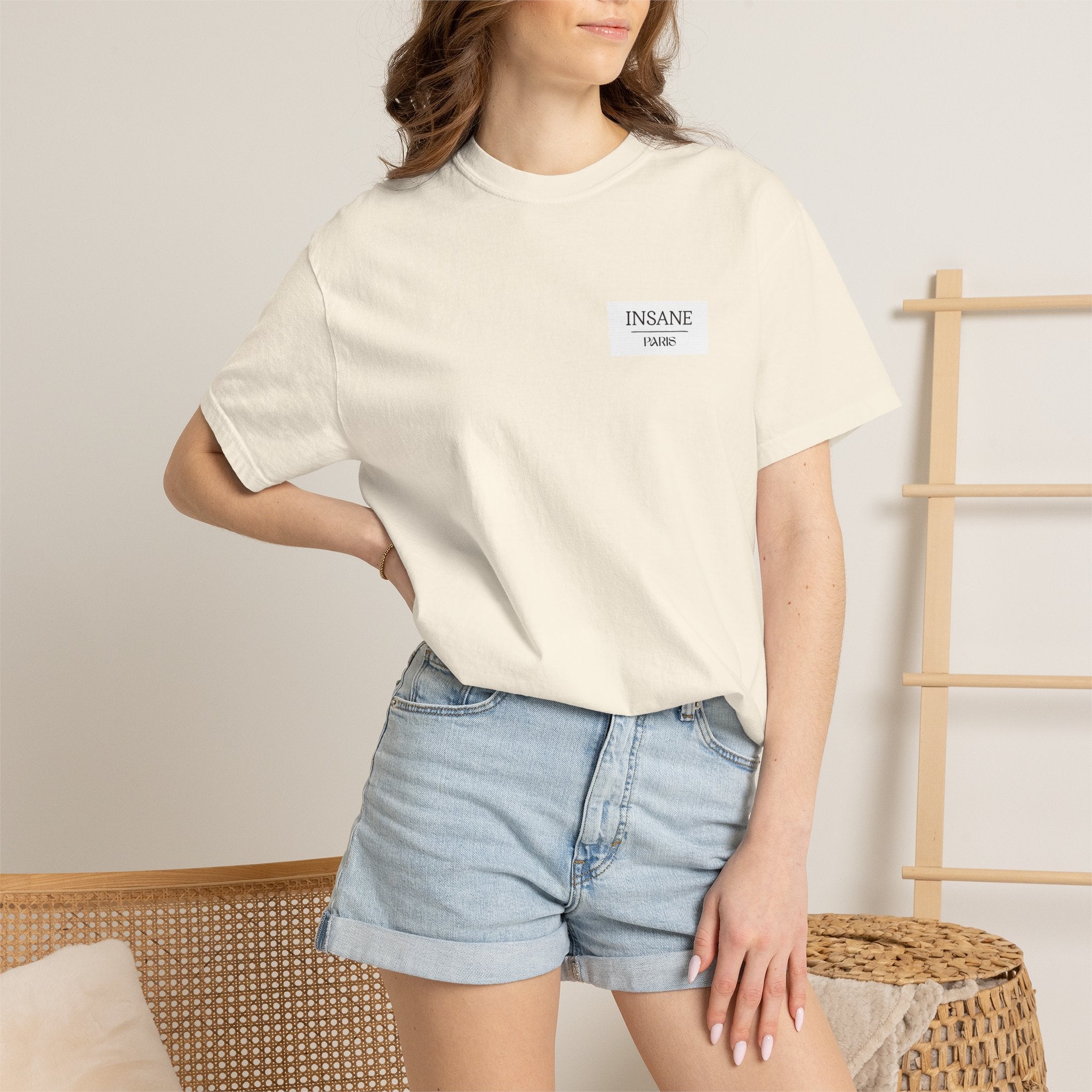 Minimalist Chest Text Tee — Insane