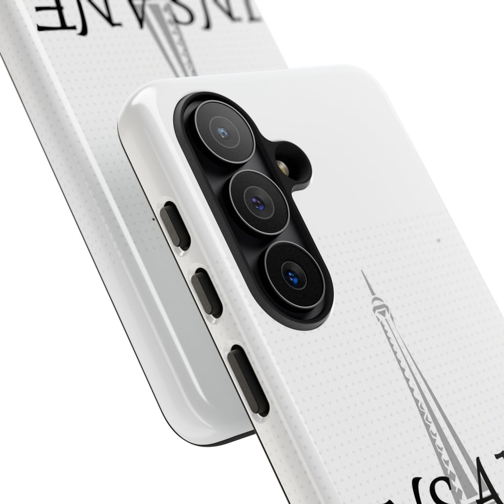 3D Isometric Text Phone Case — Insane