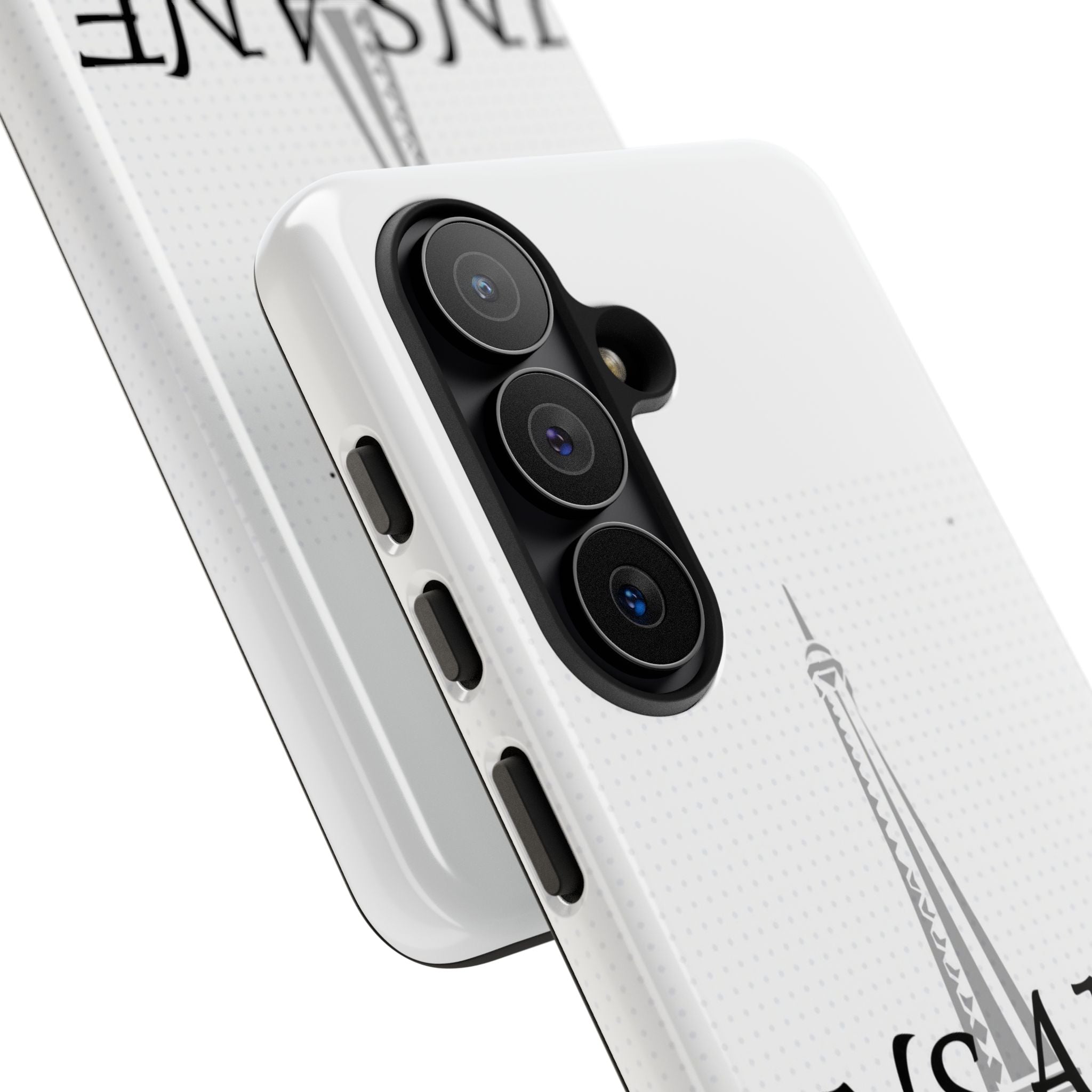 3D Isometric Text Phone Case — Insane