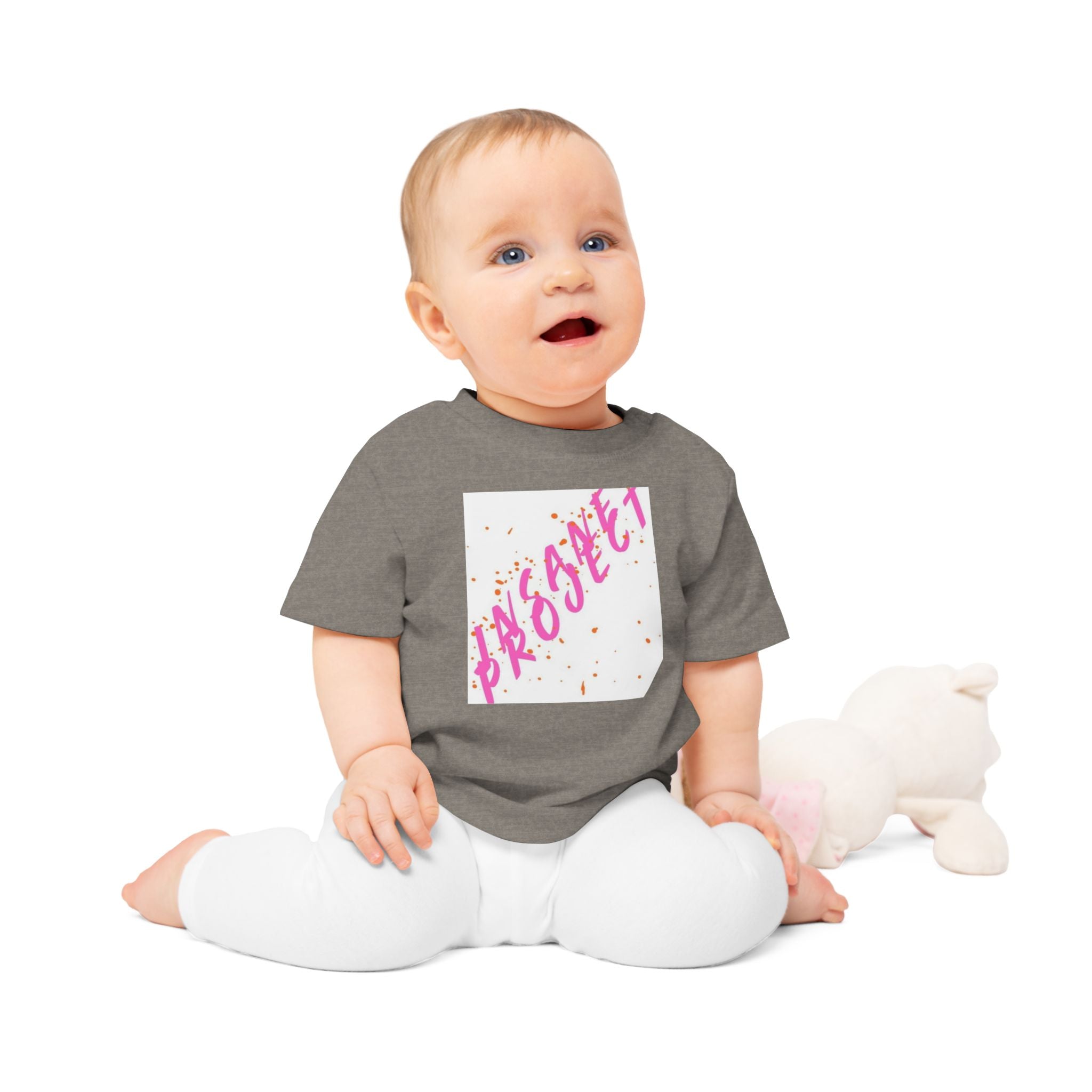 Pink Princess Script Pocket Tee — Baby Gift