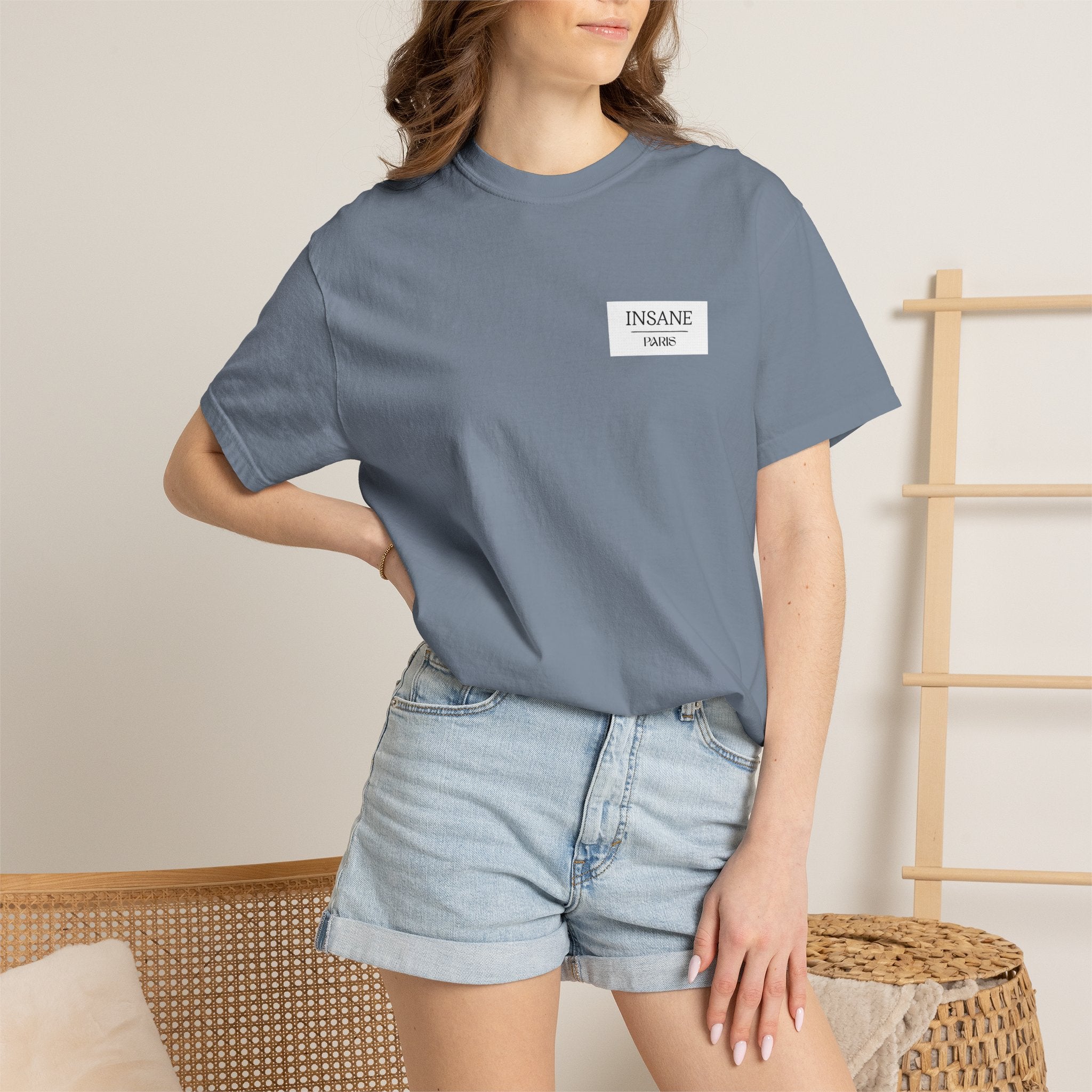 Minimalist Chest Text Tee — Insane