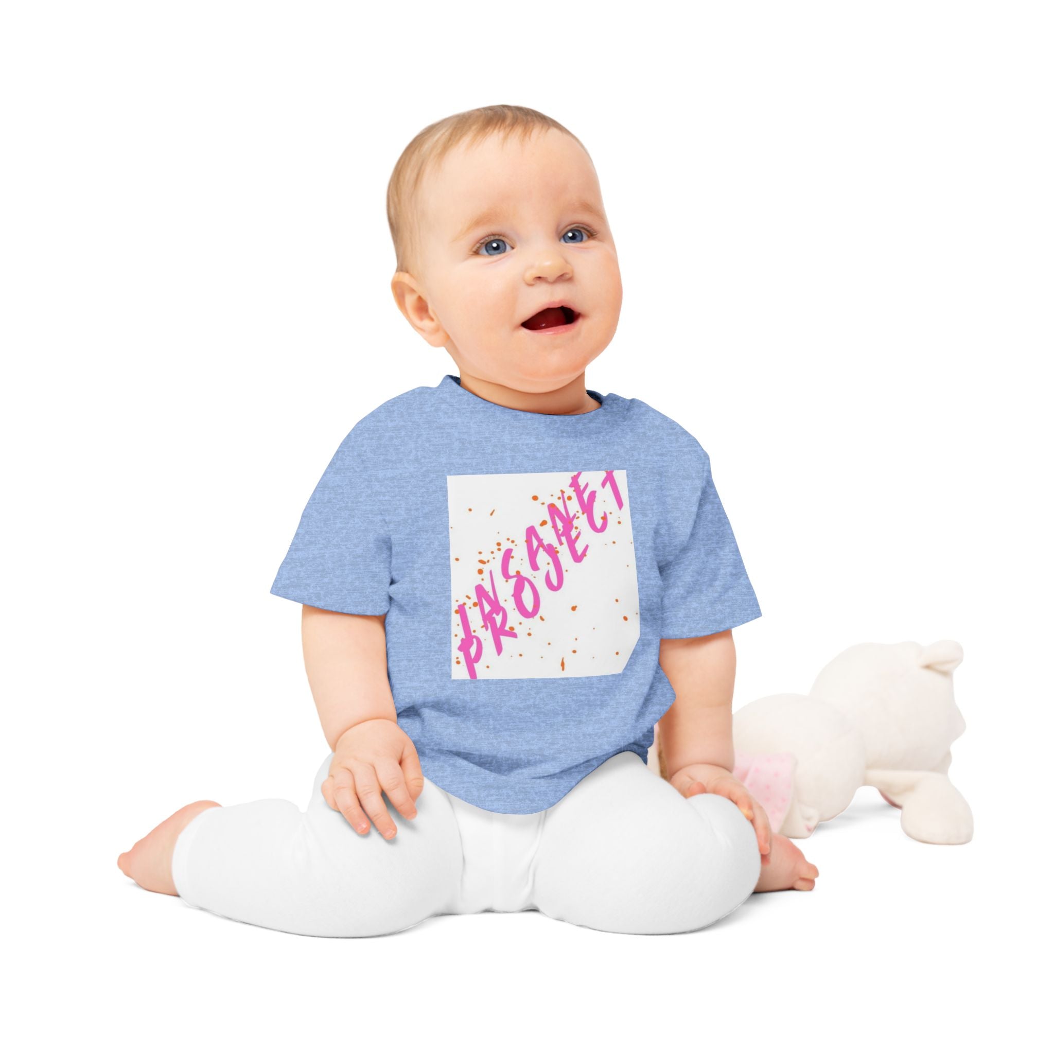 Pink Princess Script Pocket Tee — Baby Gift