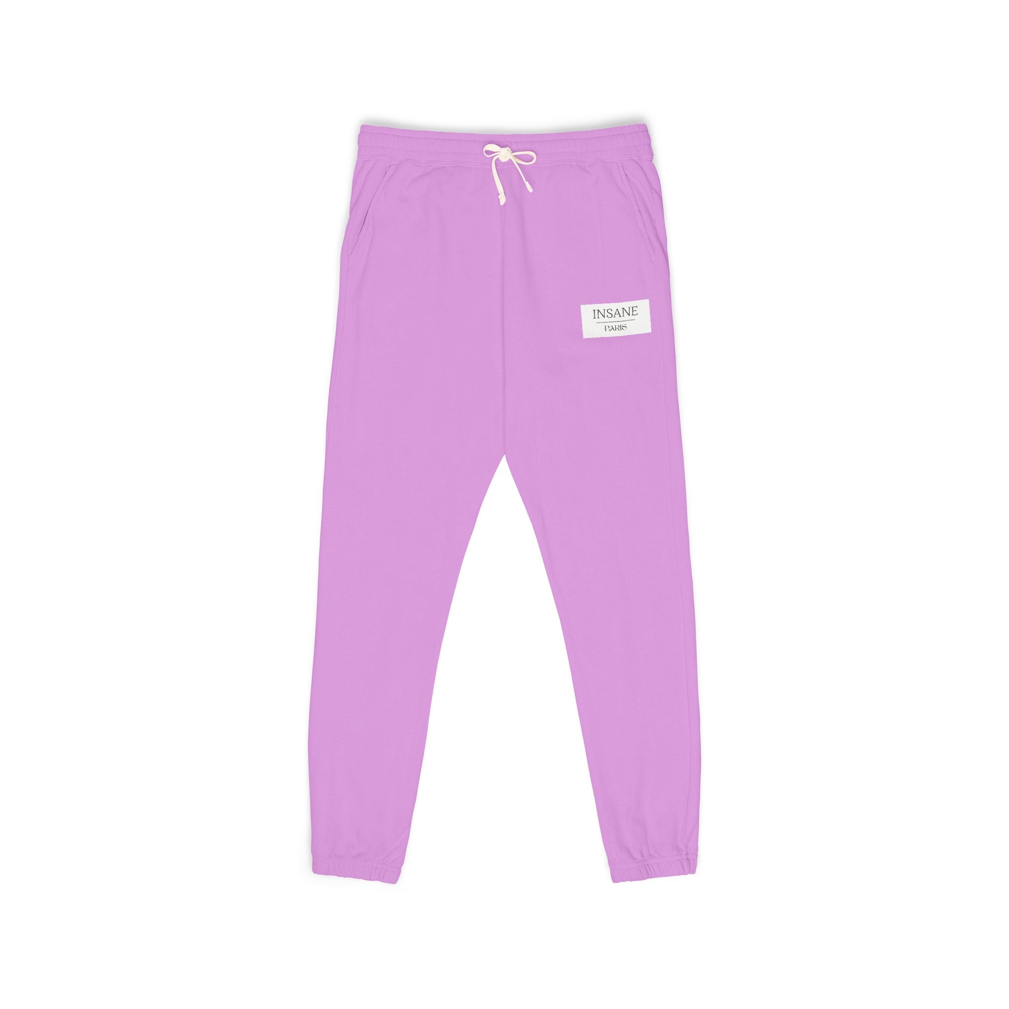 Embroidered Patch Fleece Joggers — Insane