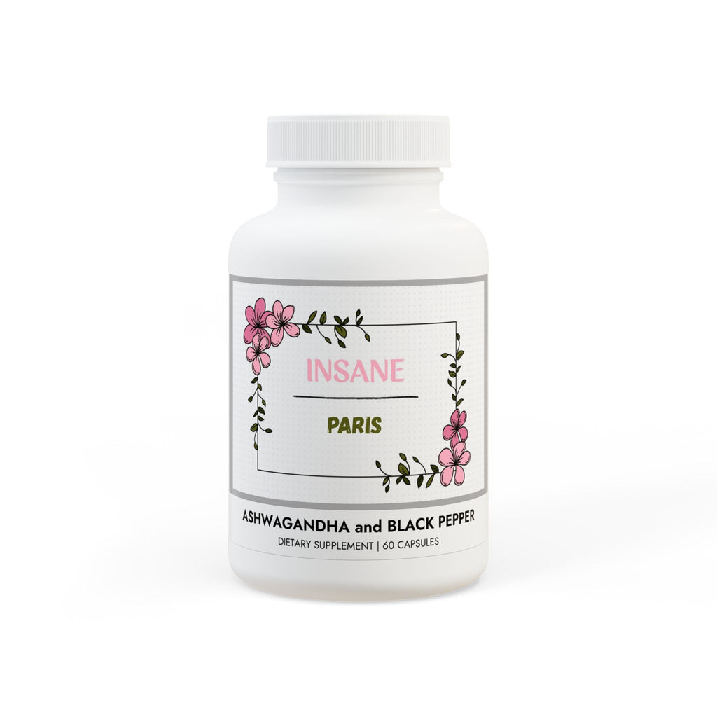Ashwagandha and Black Pepper Supplement (60 capsules)