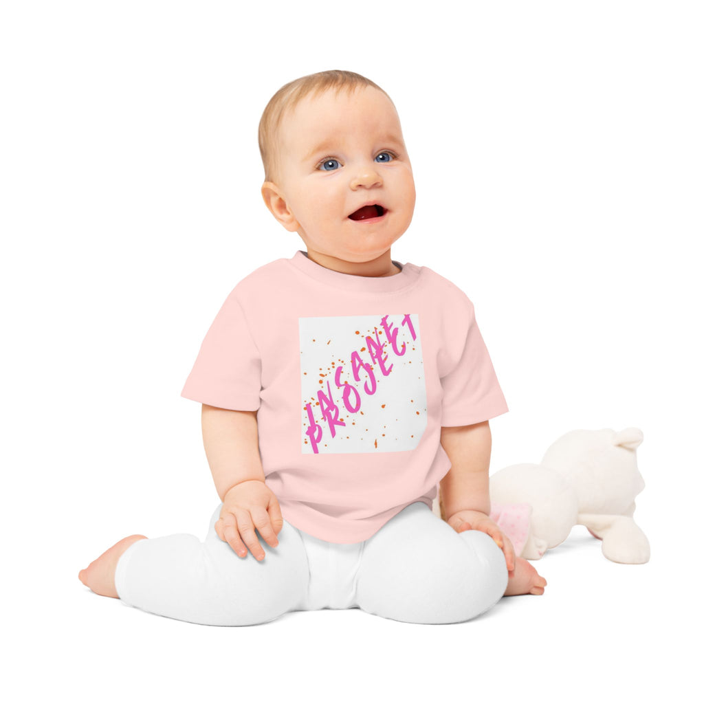 Pink Princess Script Pocket Tee — Baby Gift