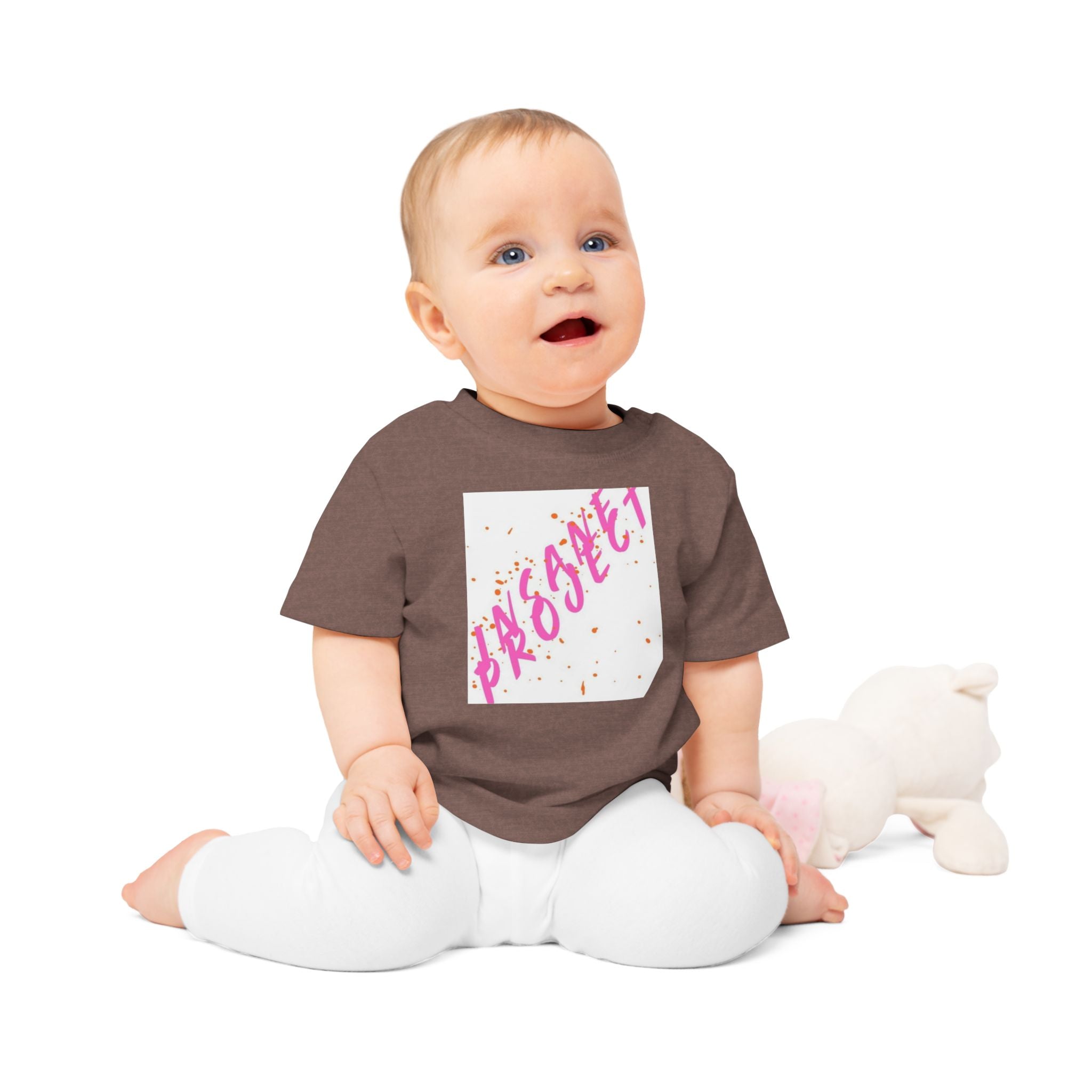 Pink Princess Script Pocket Tee — Baby Gift