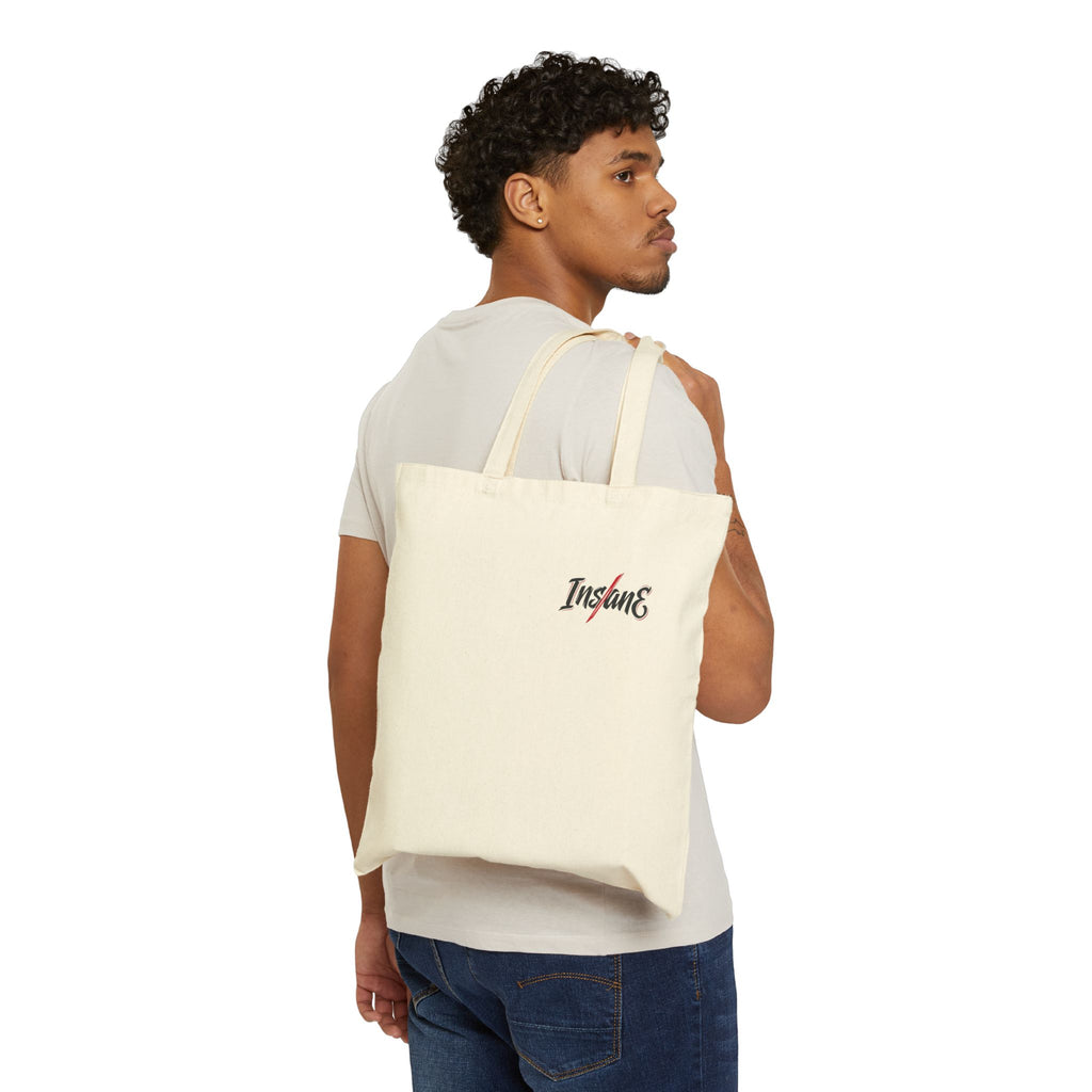 Graphic Canvas Tote Bag — Insane