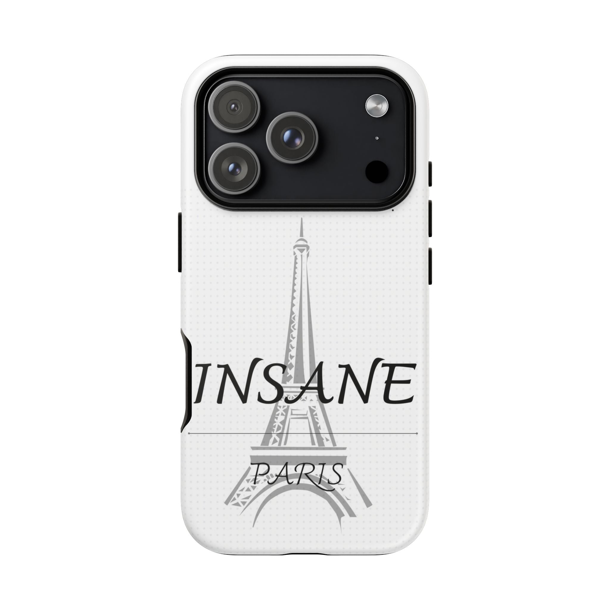 3D Isometric Text Phone Case — Insane