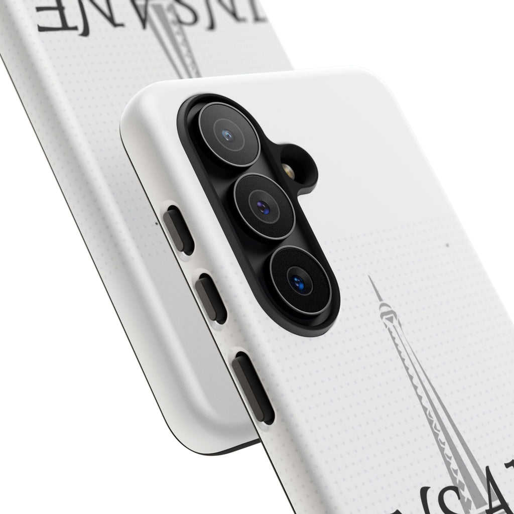 3D Isometric Text Phone Case — Insane