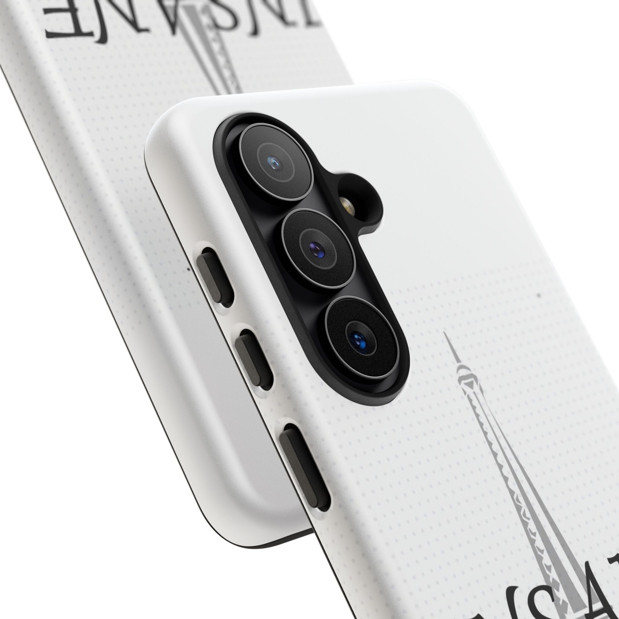3D Isometric Text Phone Case — Insane