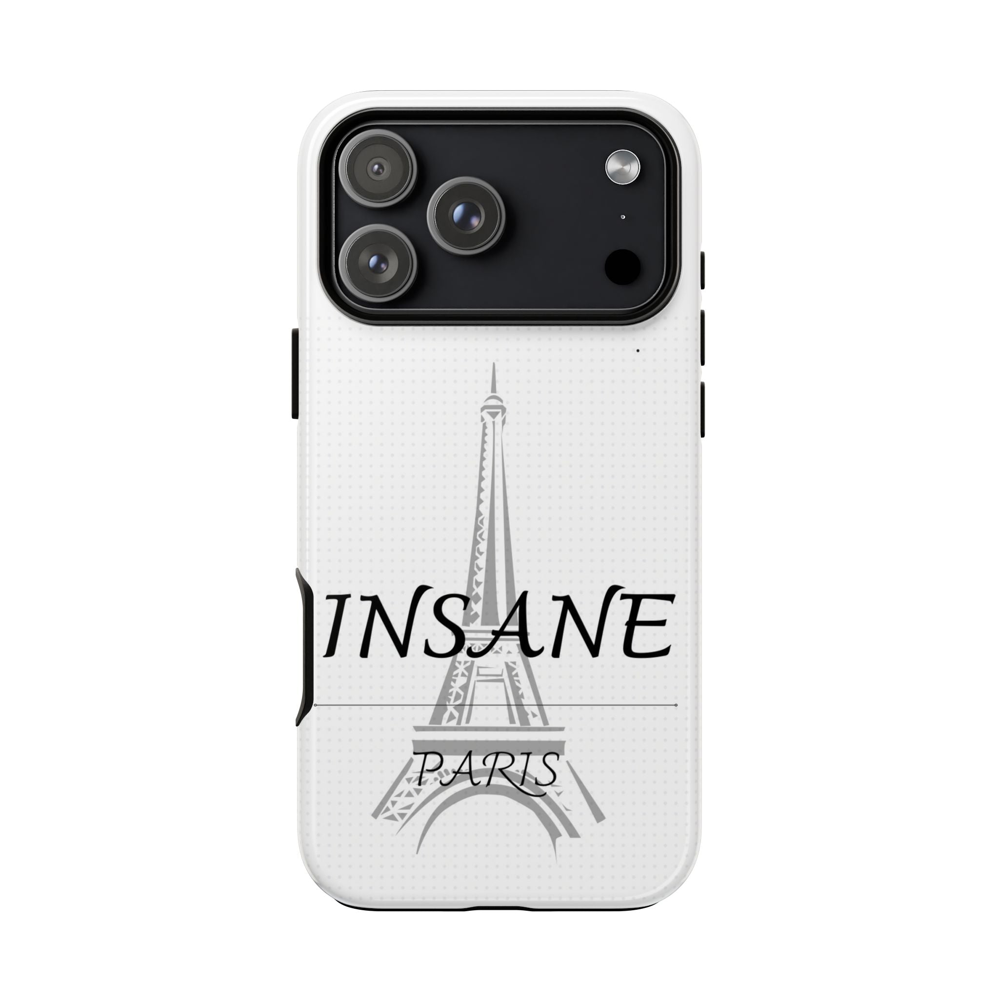 3D Isometric Text Phone Case — Insane